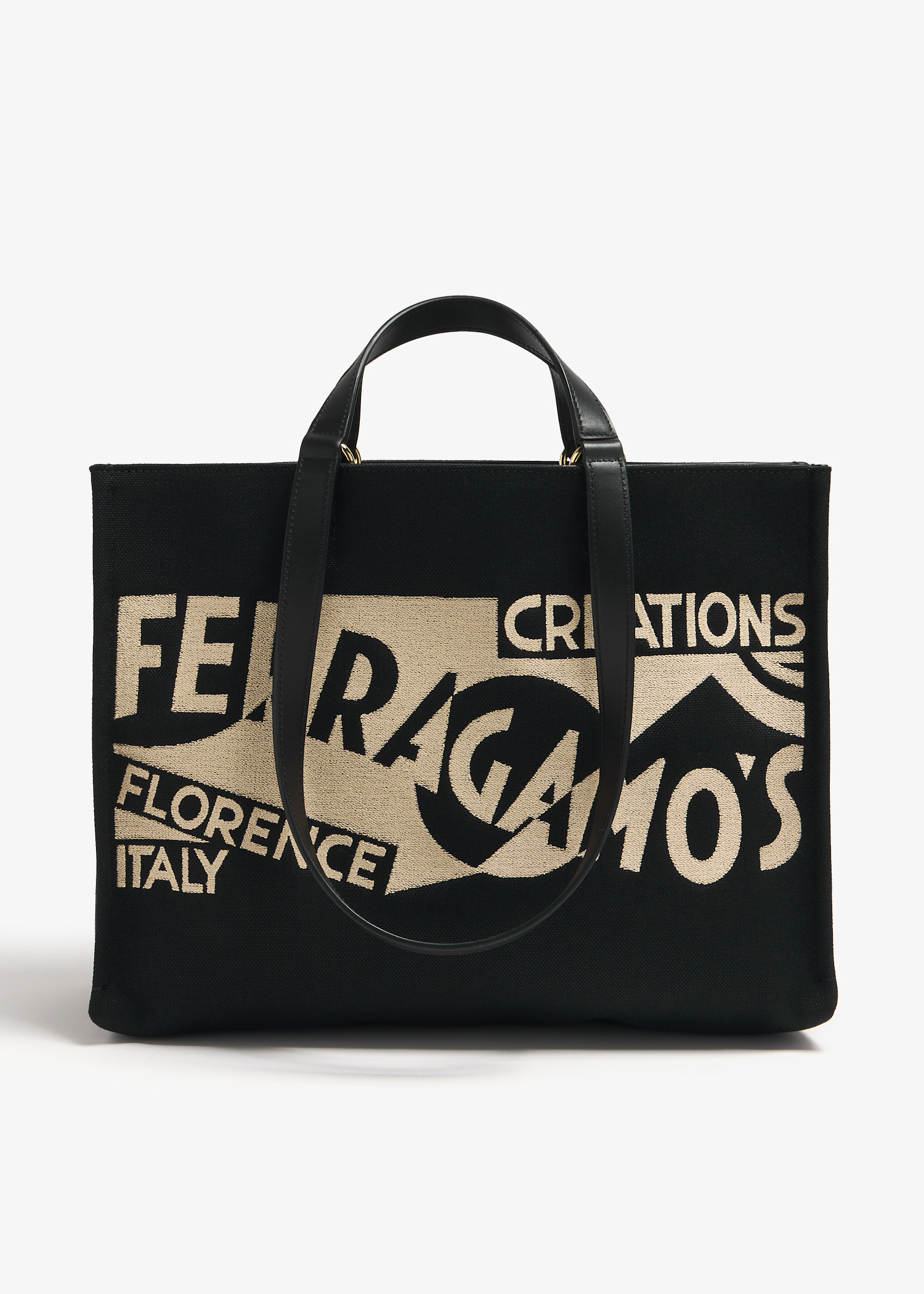 Ferragamo Logo M tote bag for Women - Black in UAE | Level Shoes