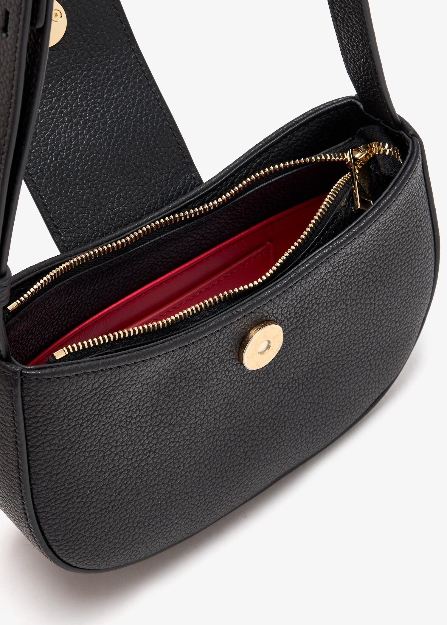 【FERRAGAMO】Mini Double Gancini Shoulder Bag/全国送料込み FERRAGAMO Mini Double Gancini Leather Shoulder Bag | Holt