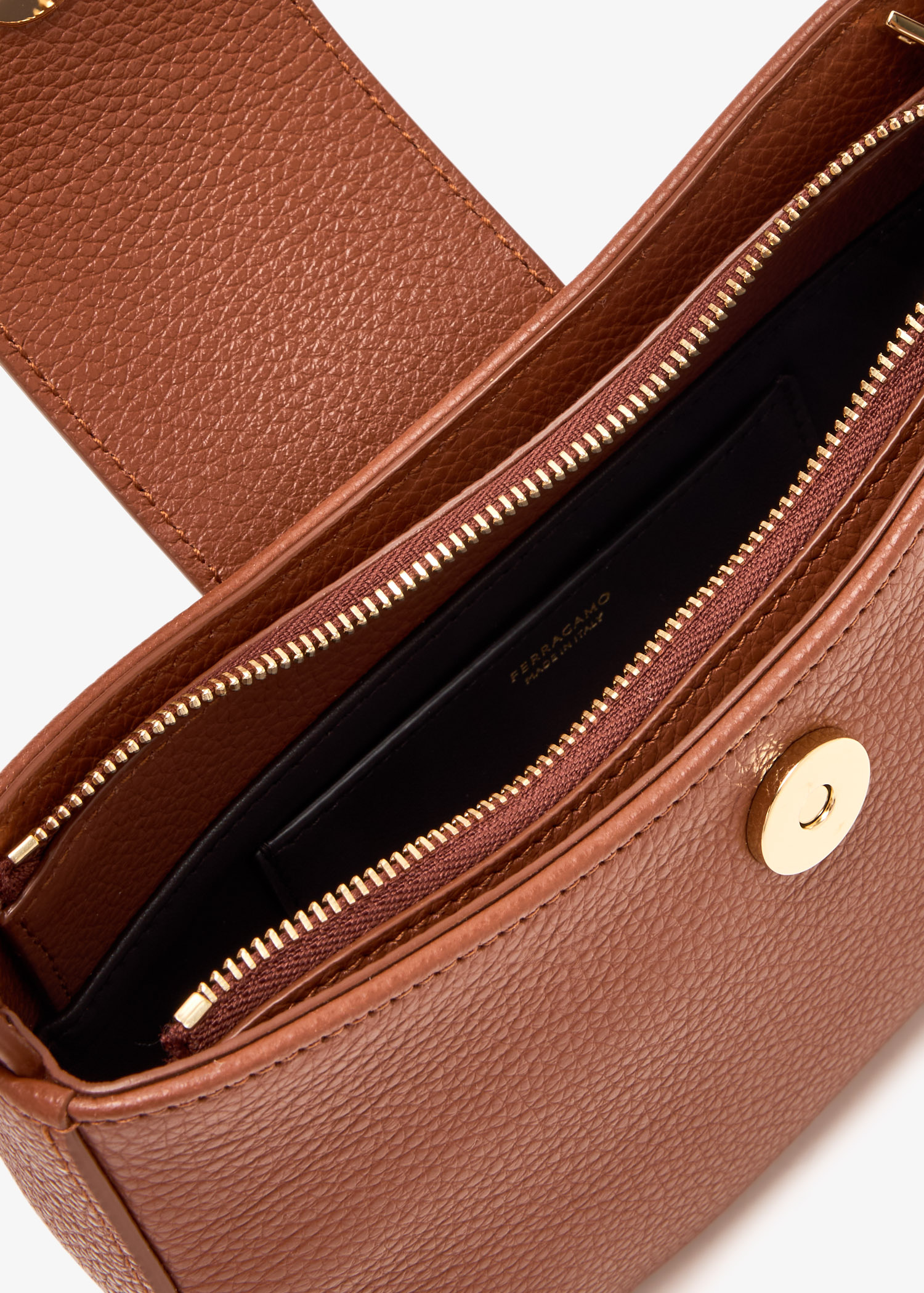 【FERRAGAMO】Mini Double Gancini Shoulder Bag/全国送料込み FERRAGAMO Mini bag | REVERSIBLE