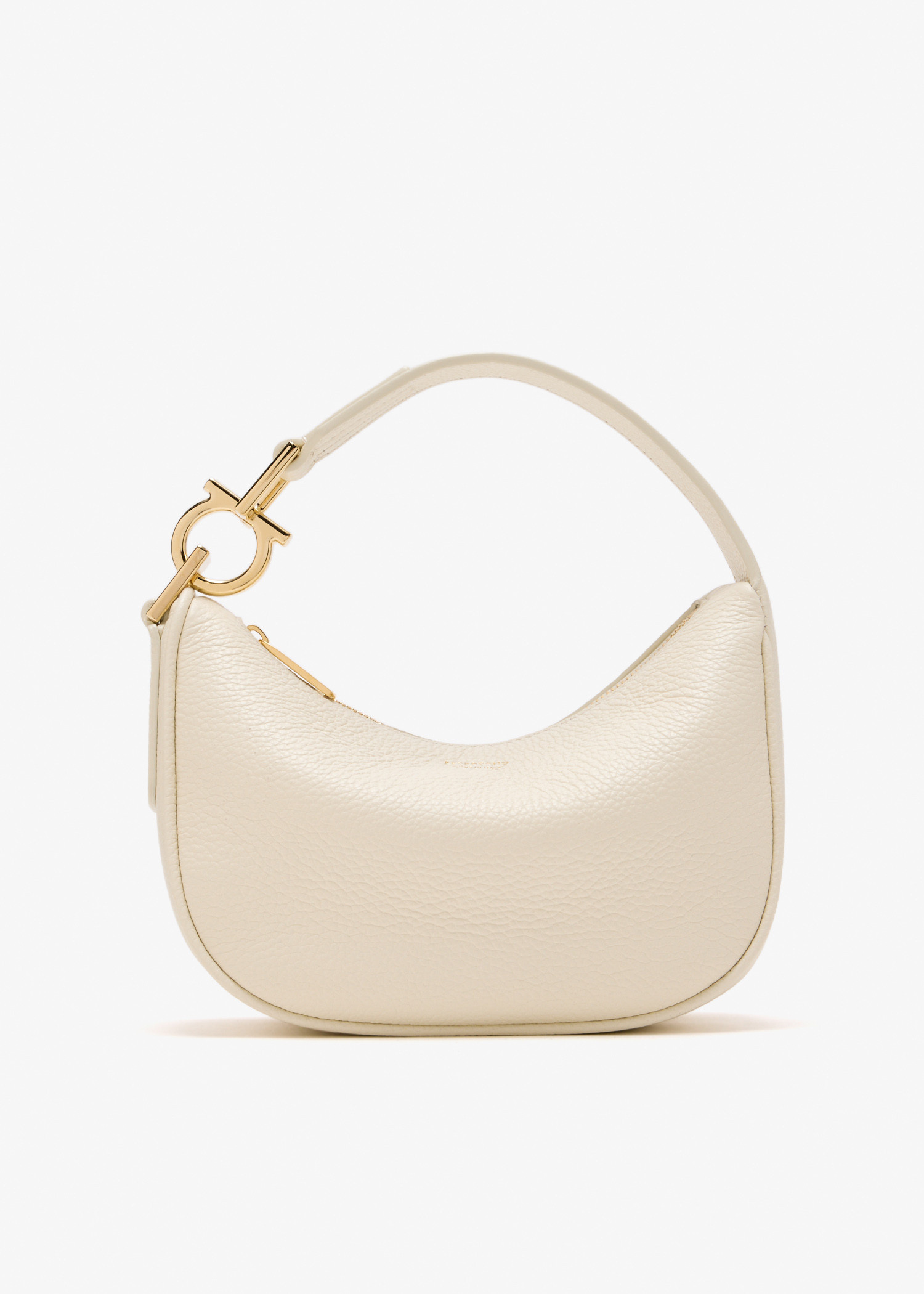 Ferragamo Mini hobo bag for Women - Cream in UAE | Level Shoes