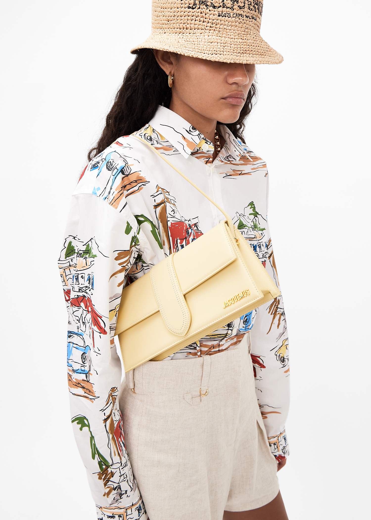 Jacquemus Le Bambino long bag for Women - Cream in UAE
