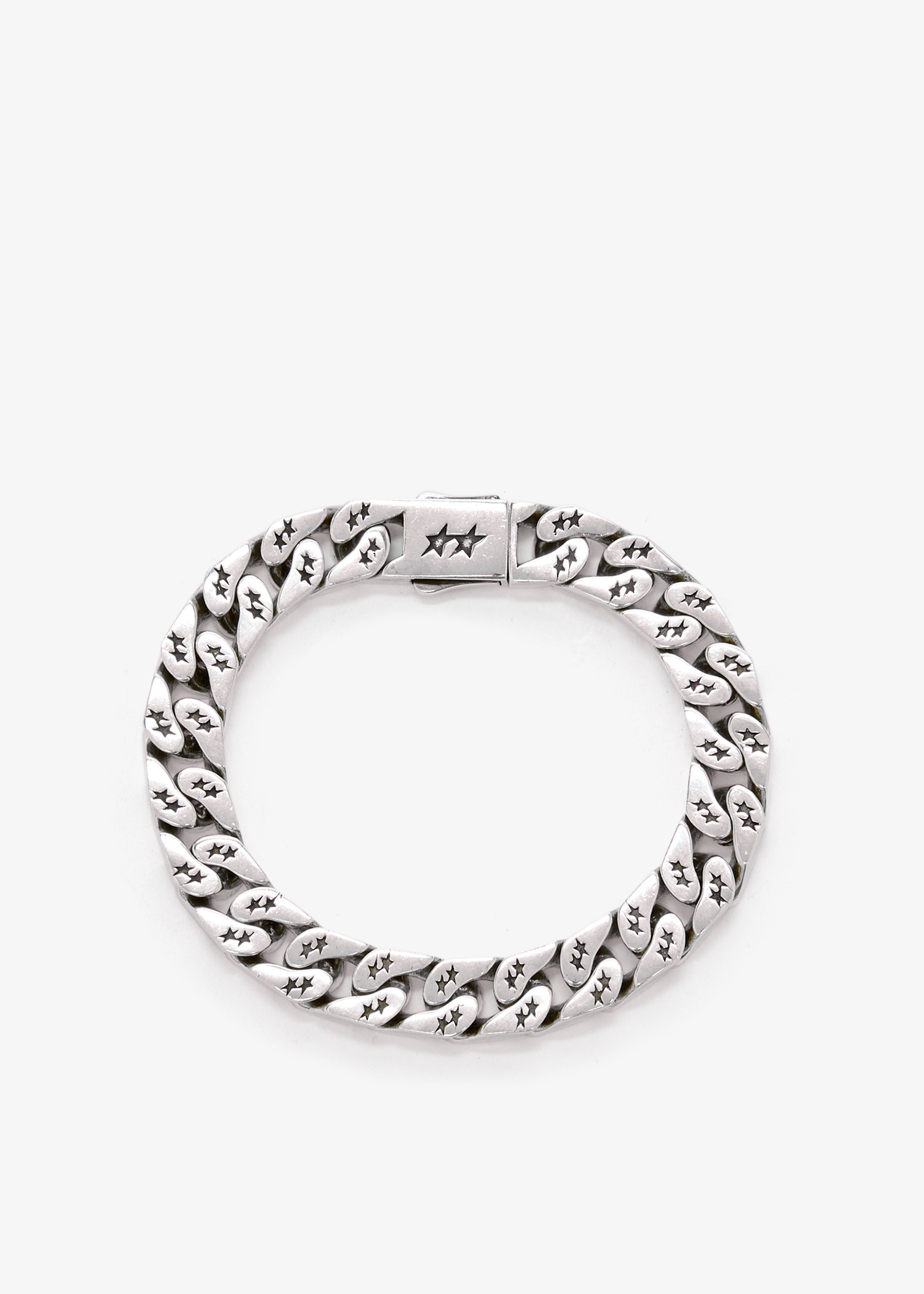 Twojeys Bold Cuban bracelet for Men - Silver in KSA | Level Shoes