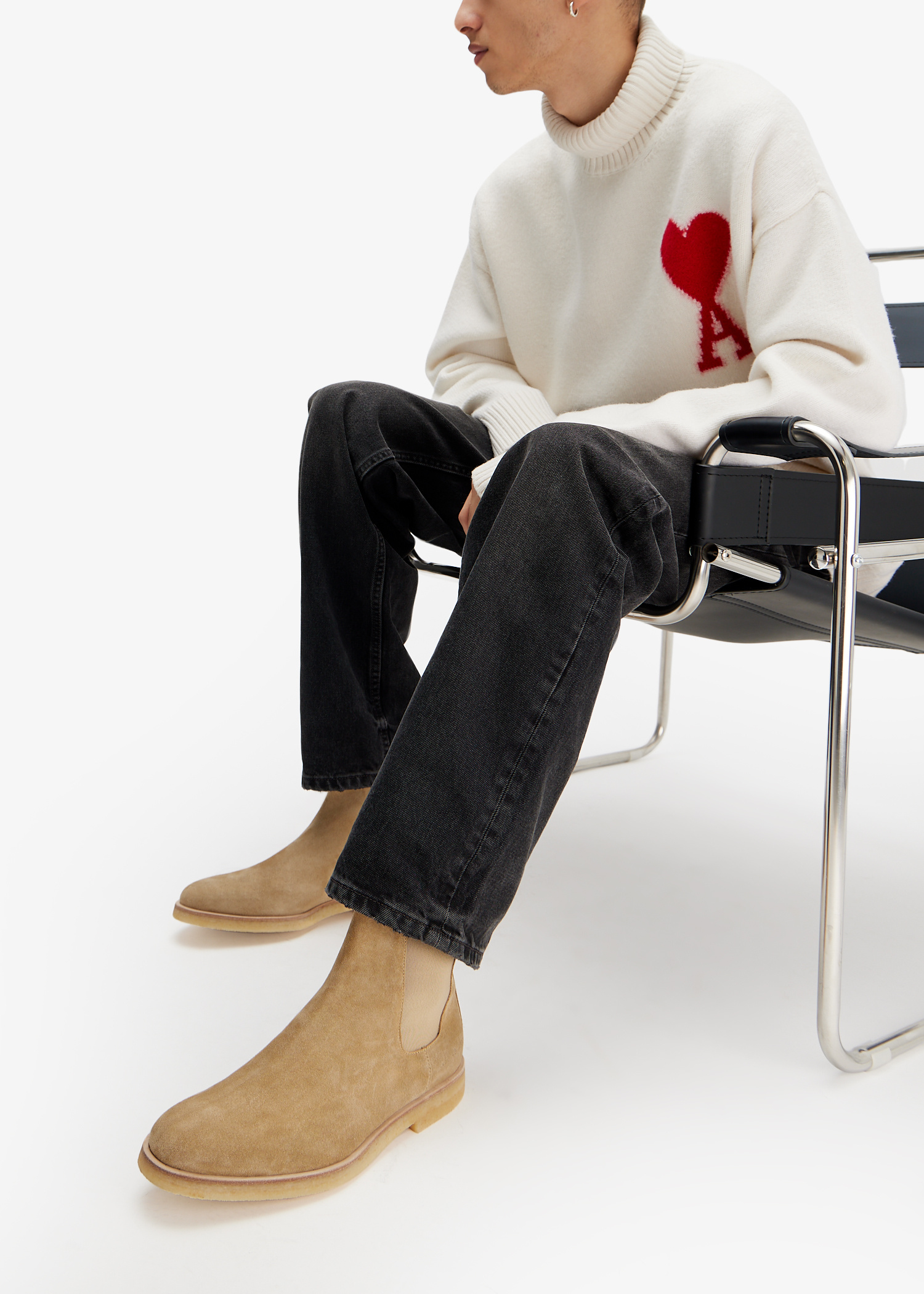 Common Projects Suede Chelsea boots for Men - Brown in USA 