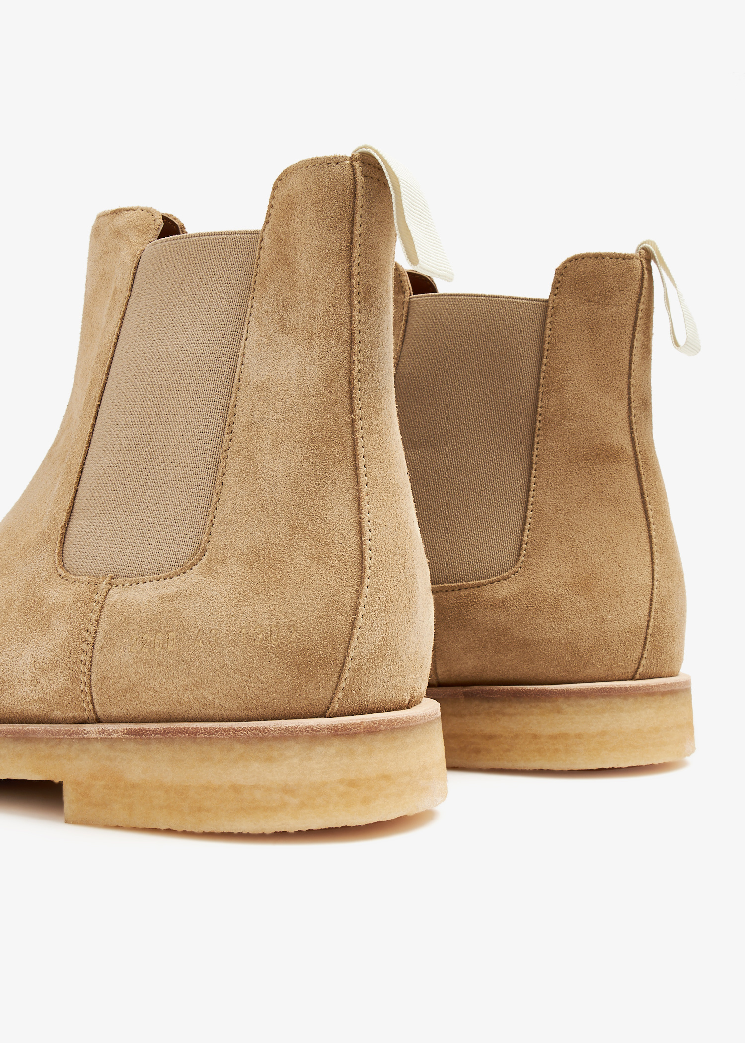 Common‎ Projects Chelsea Boots in Suede Tan Size 46 Chukka Common Projects Suede Chelsea Boot Made in Italy main image 3