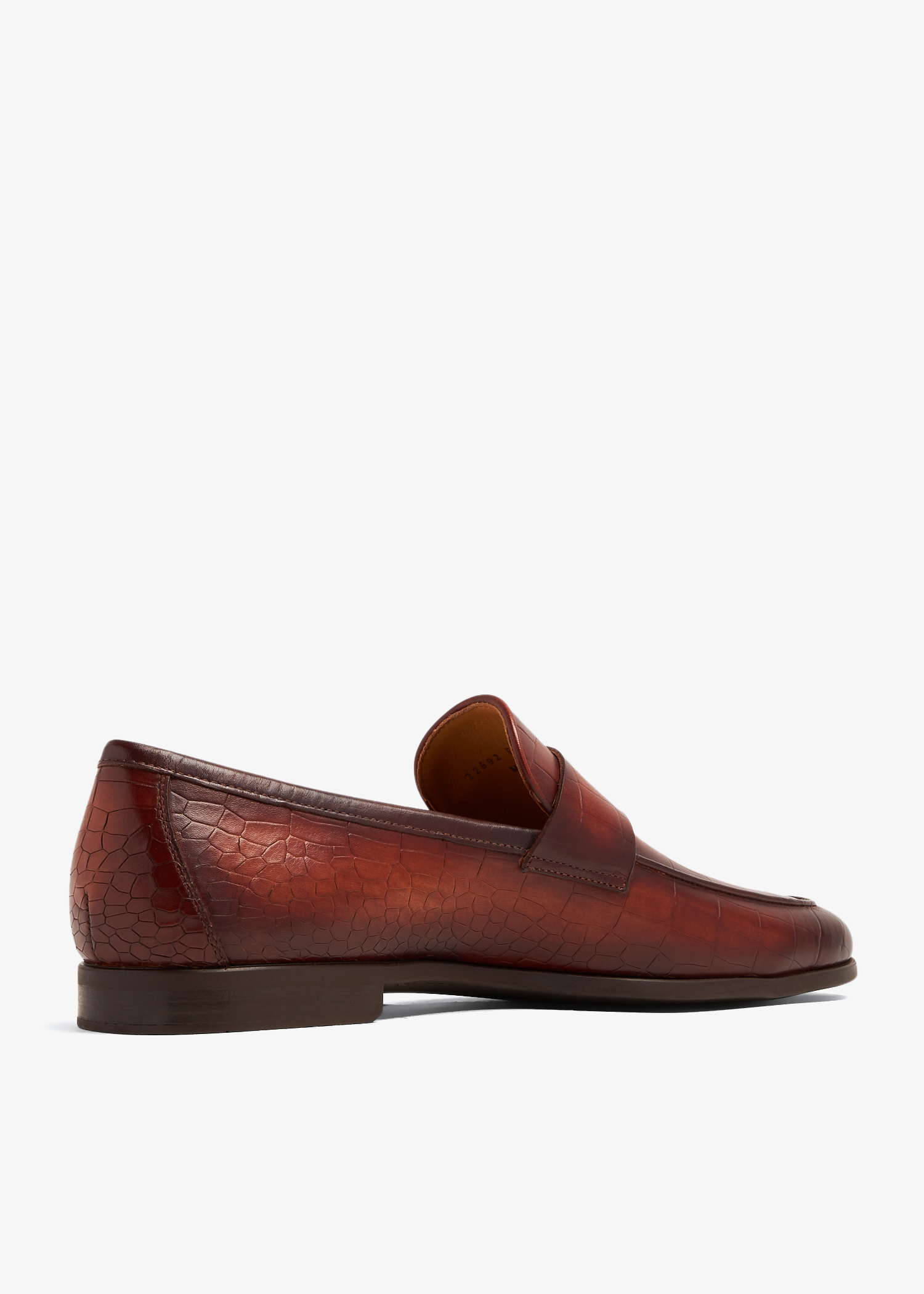 Magnanni Leather loafers for Men - Brown in USA | Level Shoes