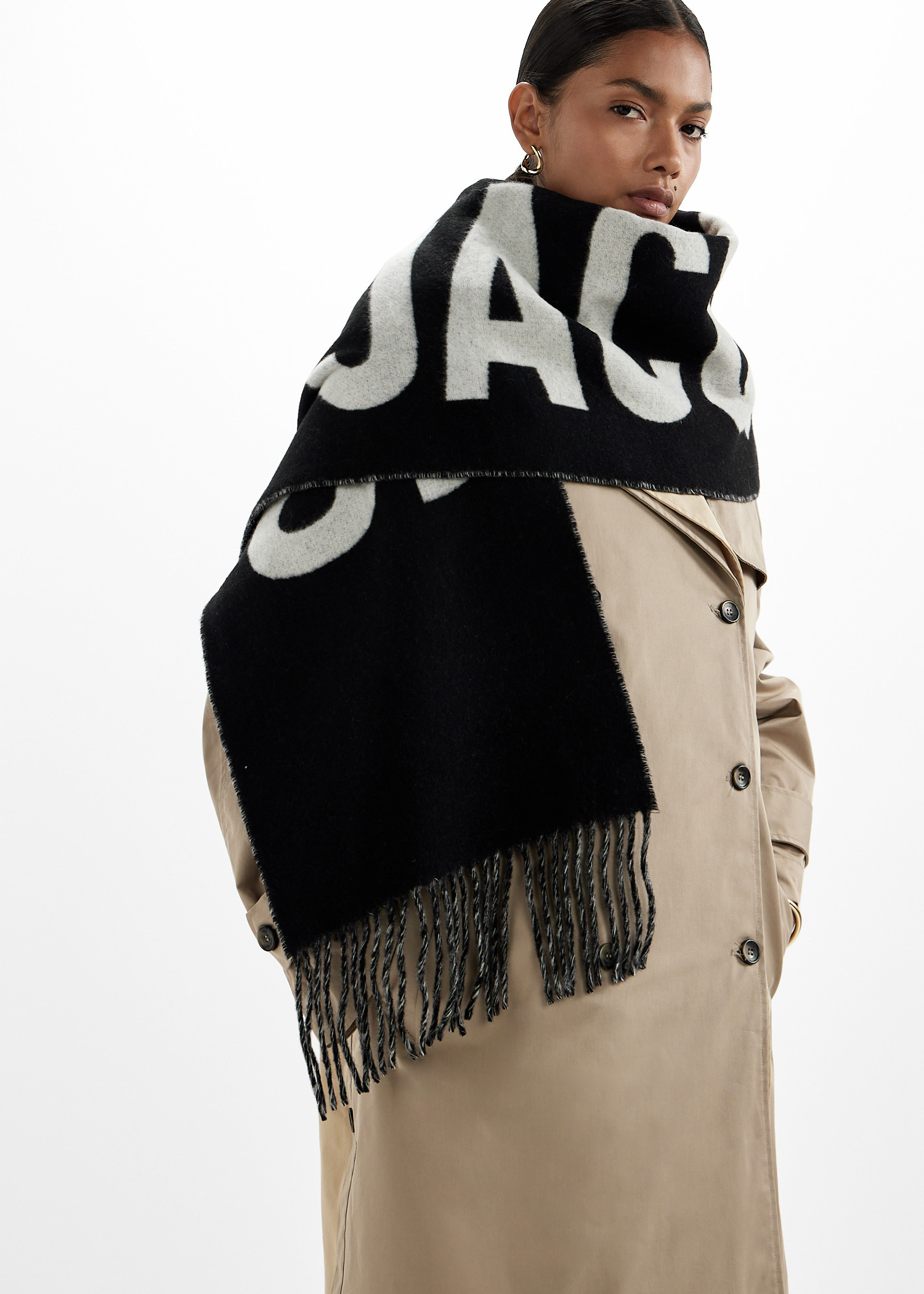 Jacquemus L'écharpe Jacquemus scarf for Men - Black in Kuwait