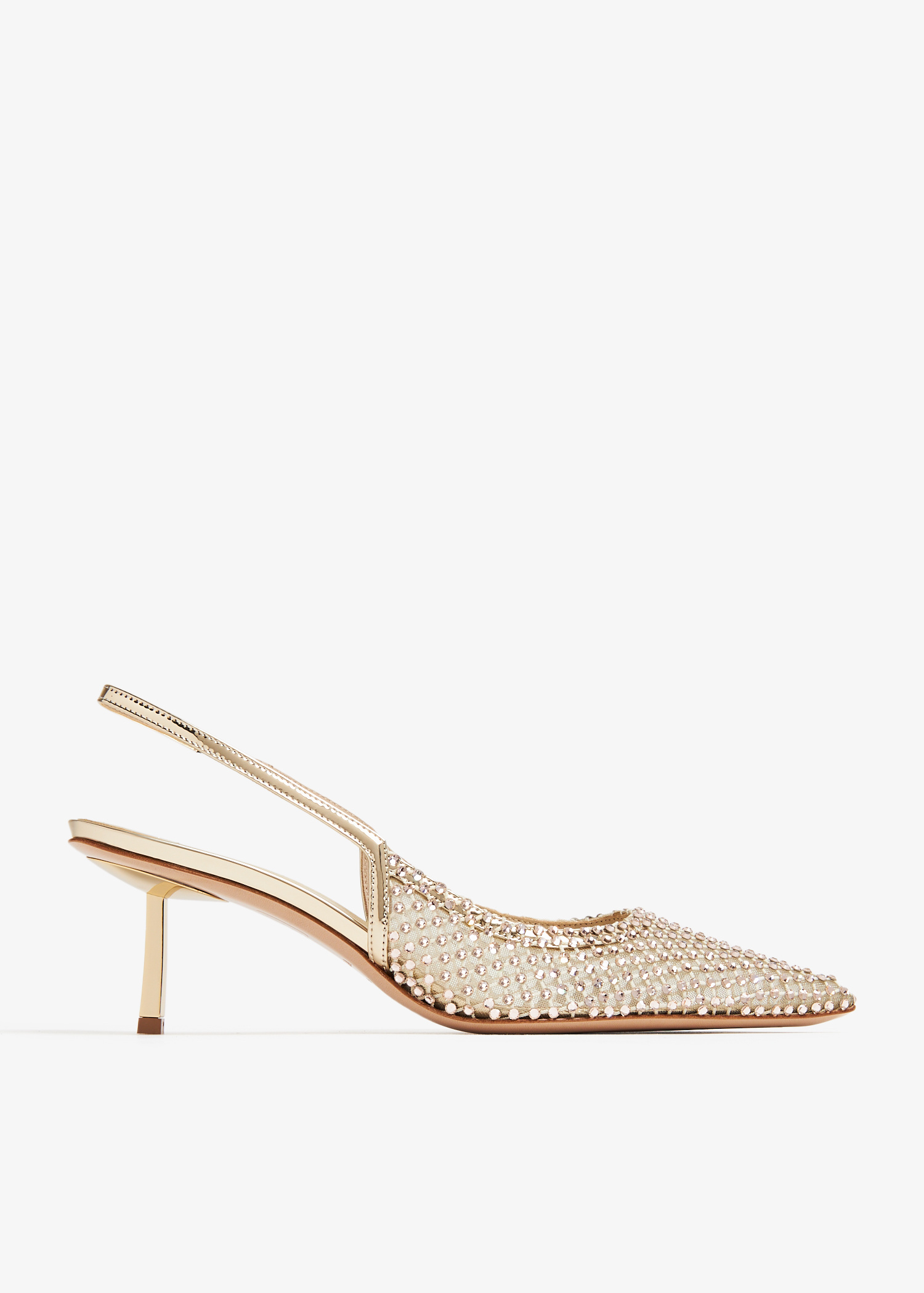 Le Silla Chanel Gilda slingback pumps for Women - Gold in