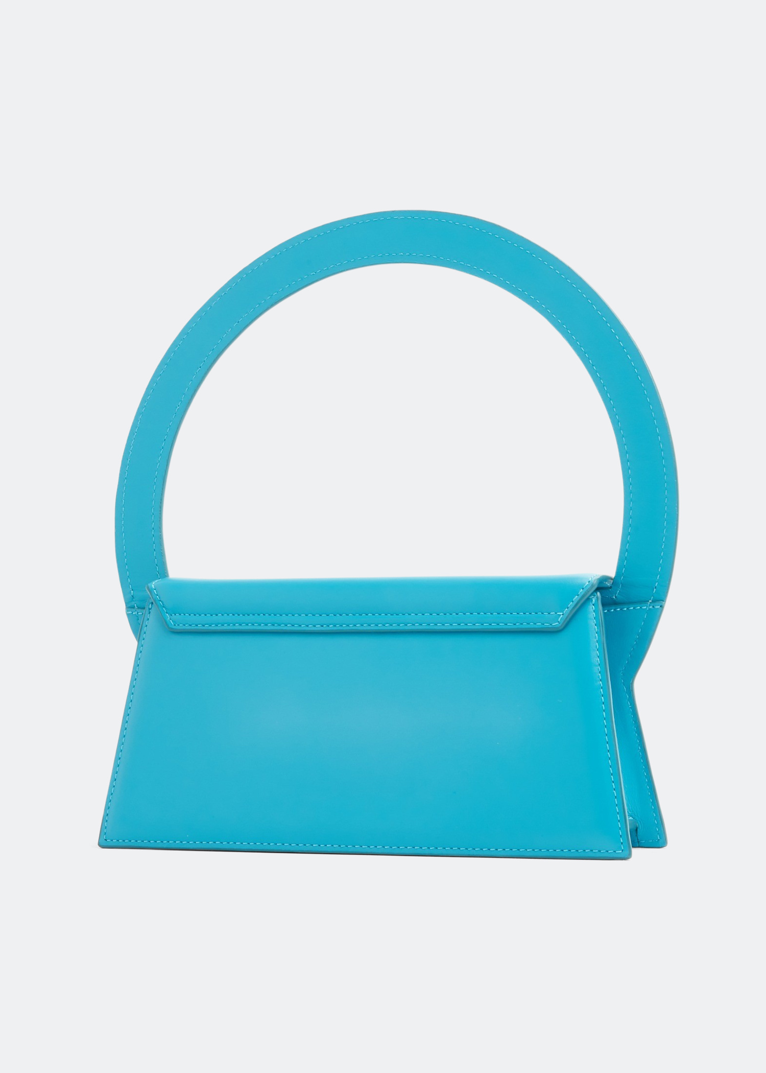 【JACQUEMUS】Le Sac Rond Tote Bag Turquoise Jacquemus Le Sac Rond Bag In Blue In Turquoise - 27% Off