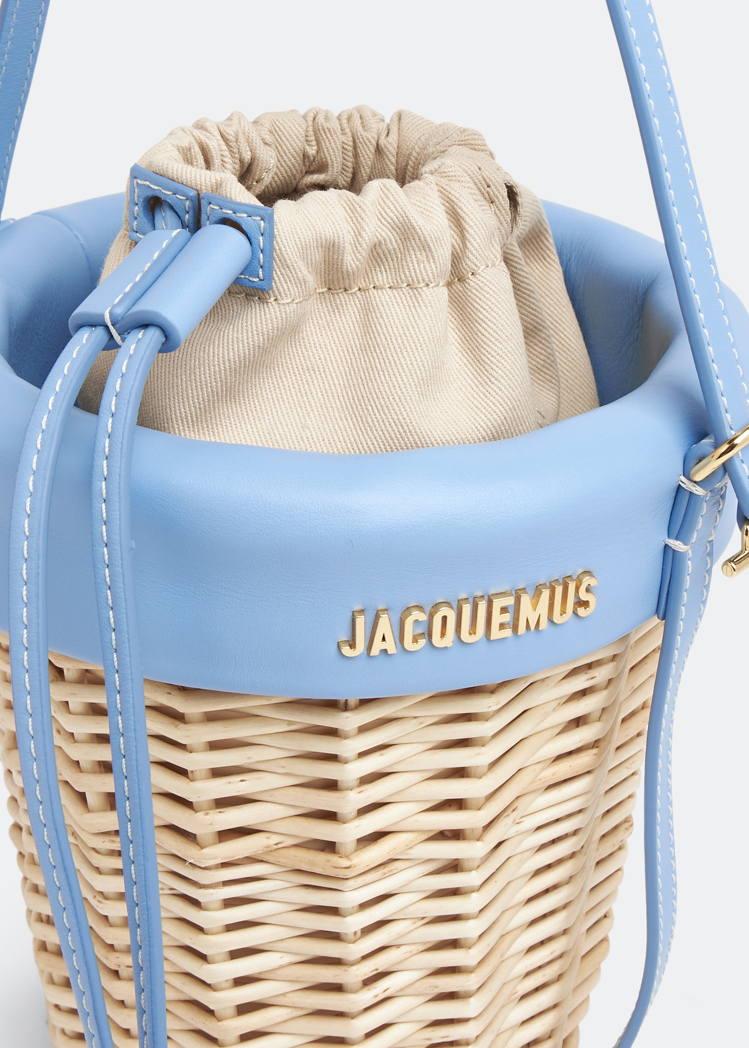 Jacquemus Le Panier Seau bag for Women - Blue in UAE | Level