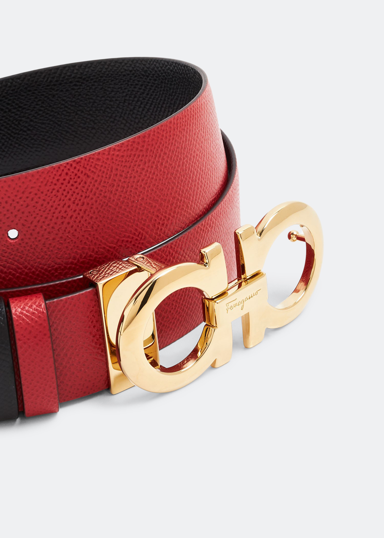 Ferragamo Gancini reversible belt for Women Red in UAE Level Shoes