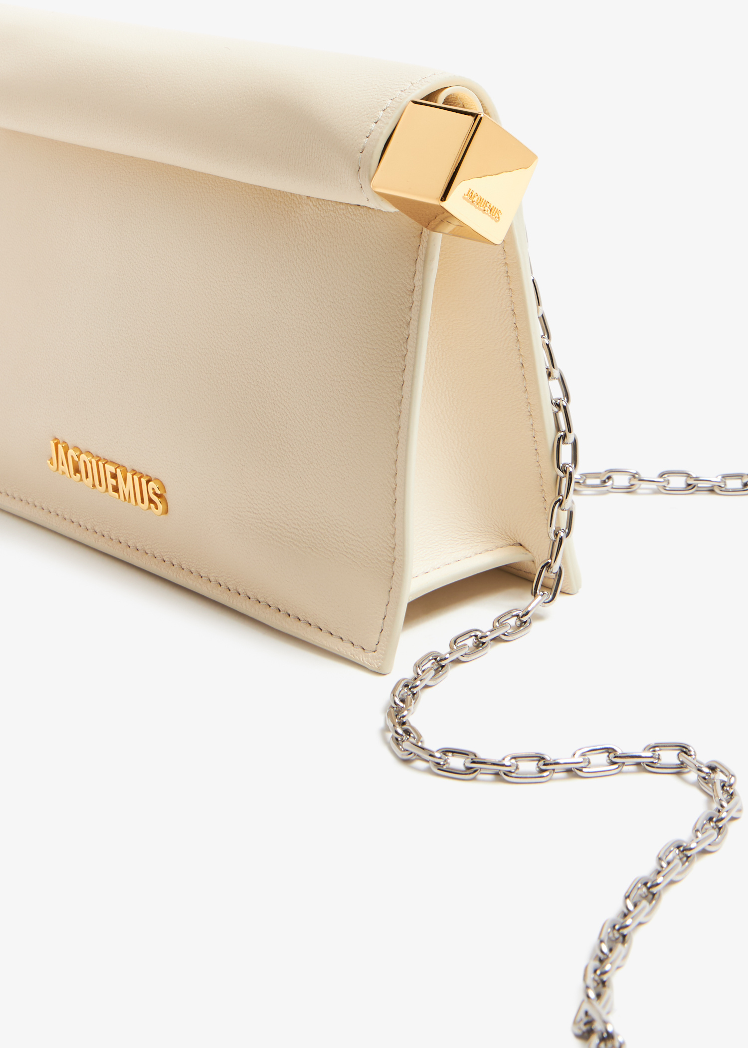 JACQUEMUS 241PA1081322990 関税送料込 Jacquemus La Petite Pochette Rond Carré clutch for Women