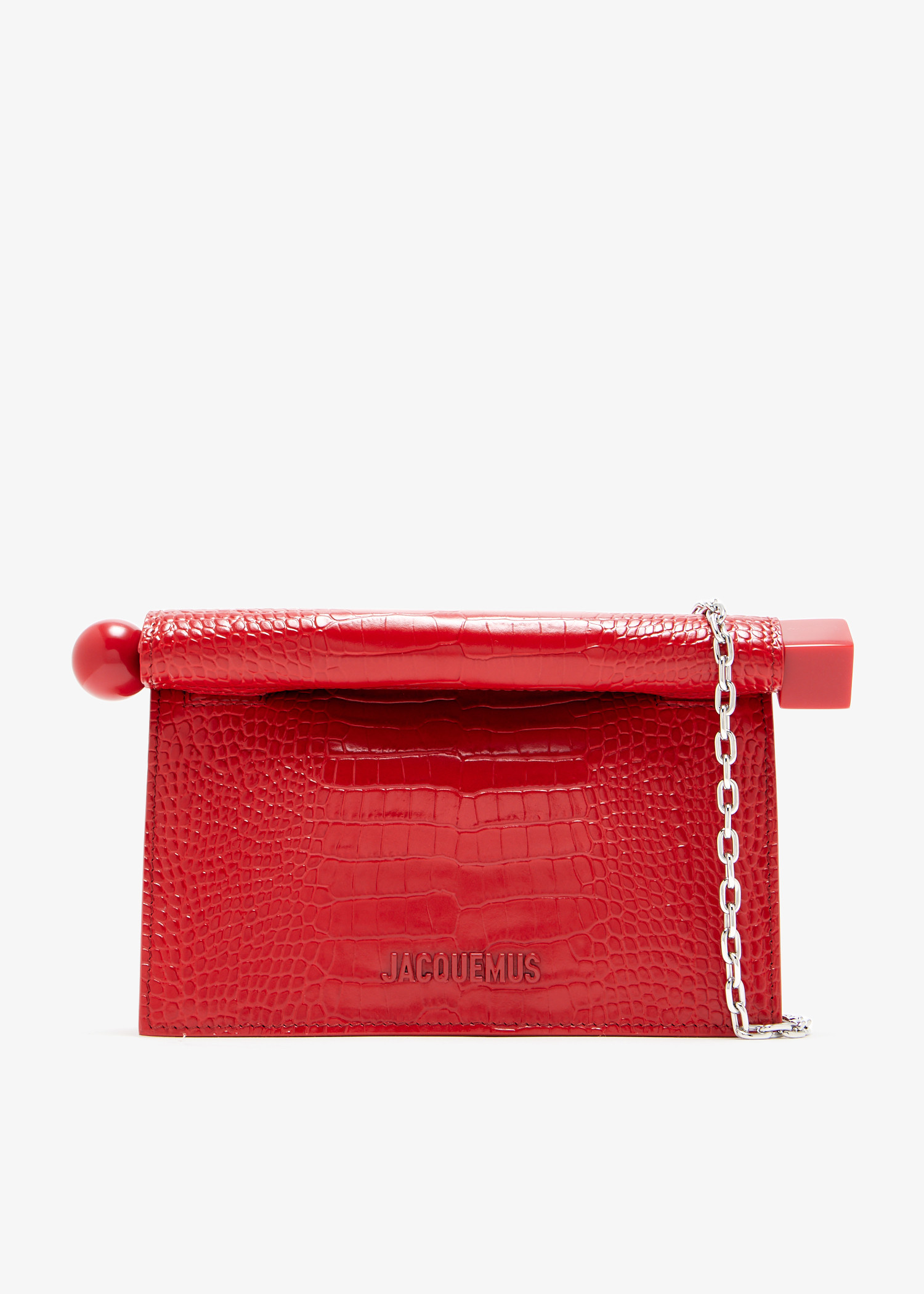 JACQUEMUS ポシェット クラッチバッグ レッド ★ 2WAY レッド（赤）系 ヨーロッパ JACQUEMUS(ジャックムス) クラッチ
