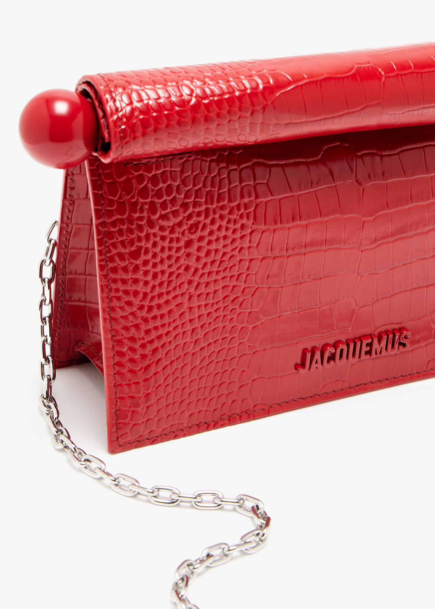 Jacquemus La Petite Pochette Rond Carré clutch for Women