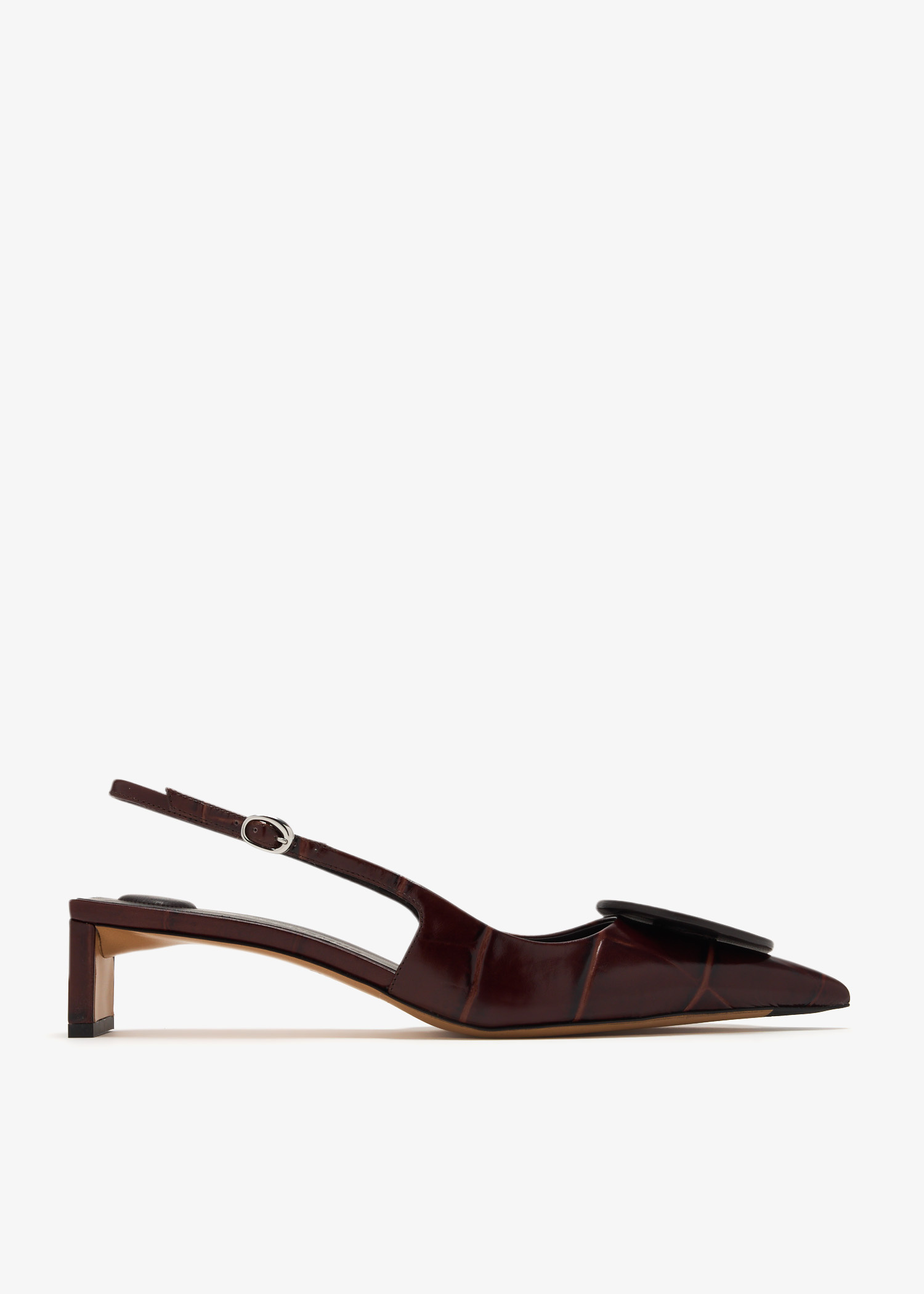 【関税込み】JACQUEMUS DUELO B' SLINGBACK Jacquemus Duelo B Leather Slingback Pumps () IFCHIC.COM