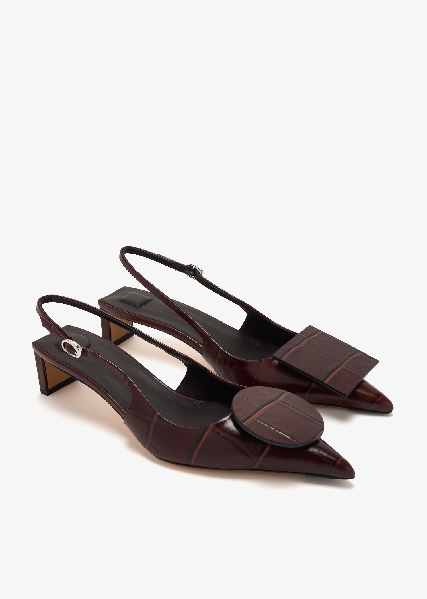 Jacquemus Les Duelo slingback pumps for Women - Brown in UAE