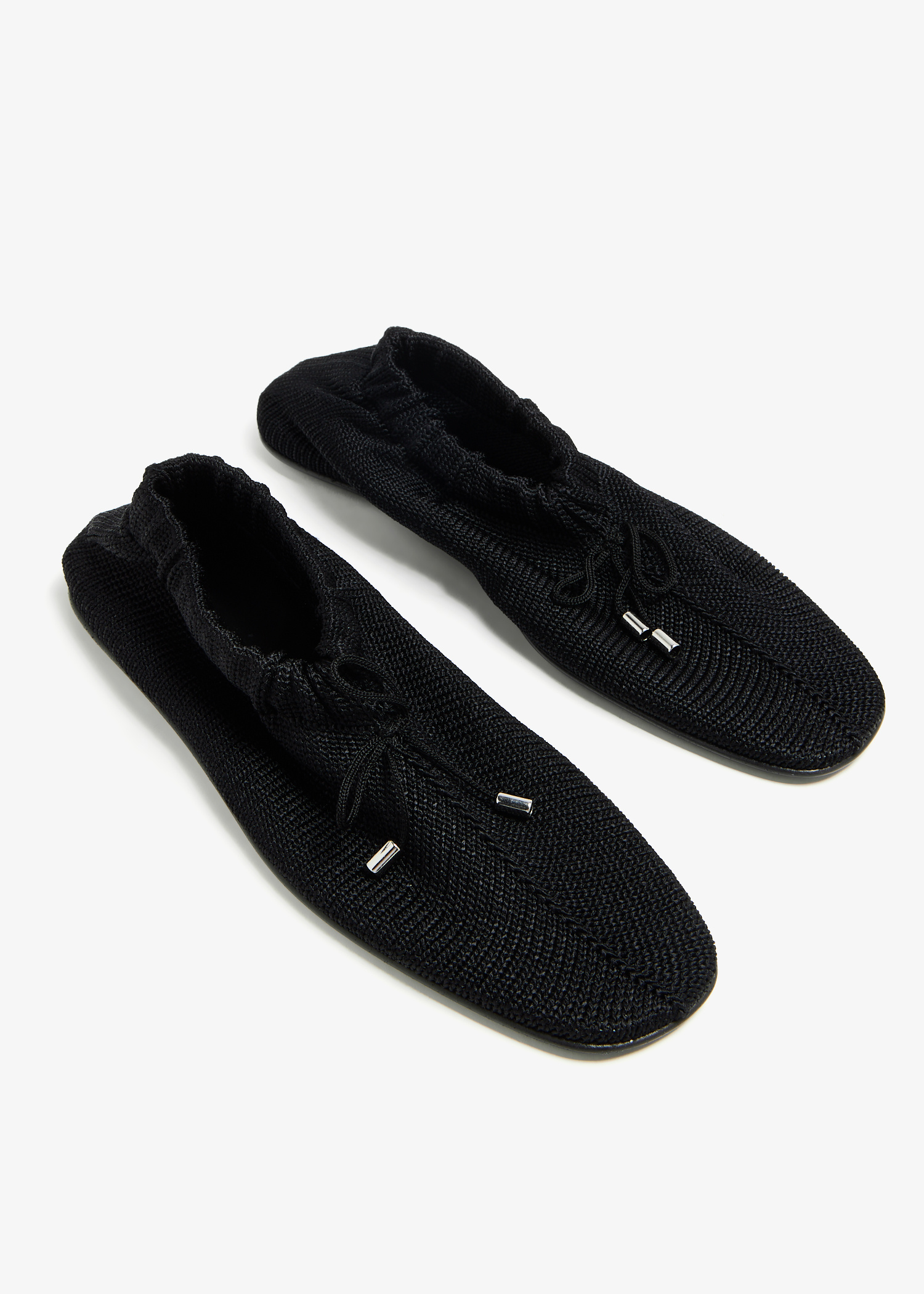 TOTEME The Knitted ballerinas for Women - Black in UAE