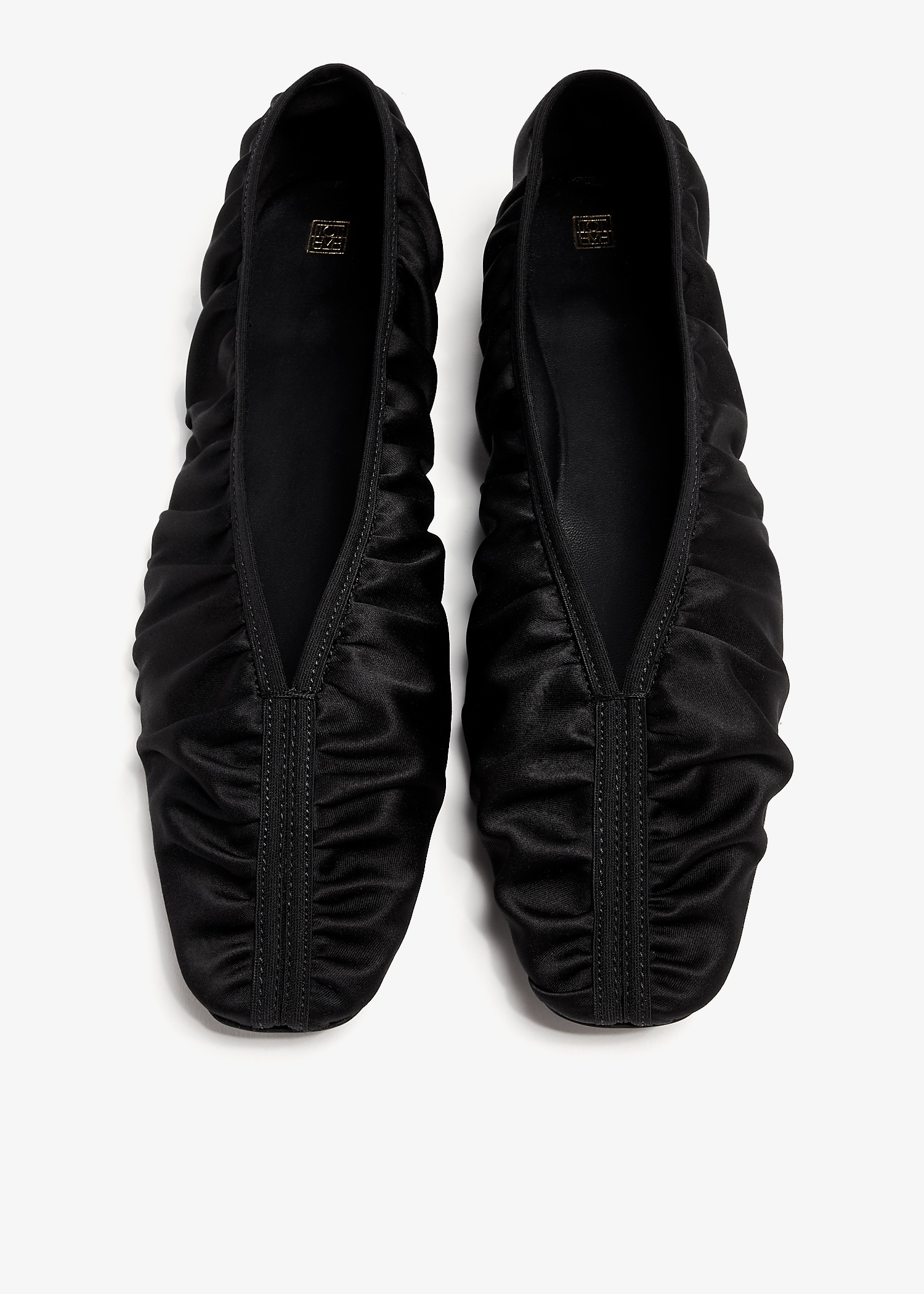 TOTEME The Gathered ballet flats for Women - Black in UAE