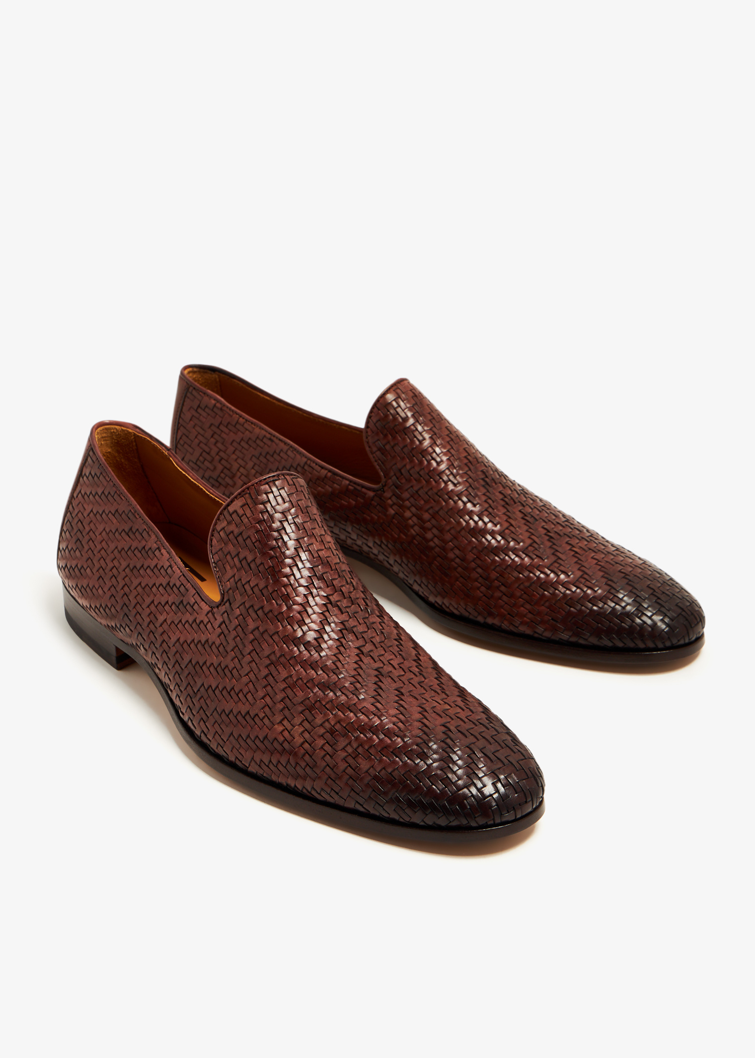 Magnanni Leather loafers for Men - Brown in UAE | Level Shoes