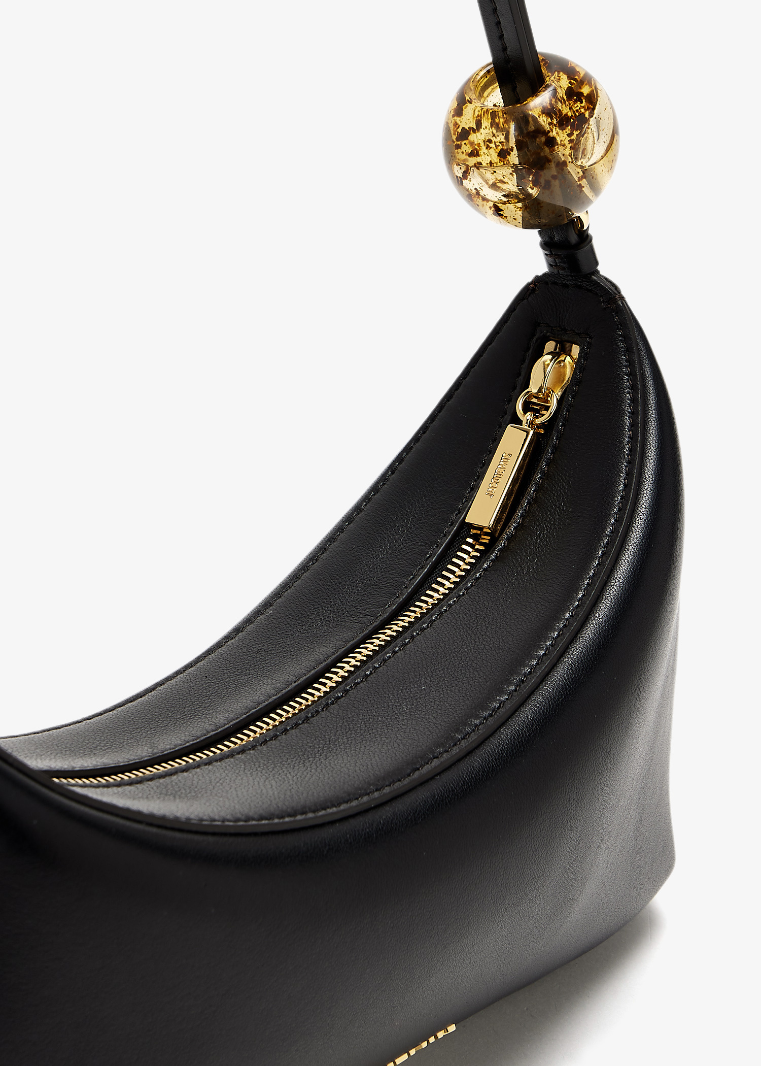 VIP【関税送料無料】希少 Jacquemus Le Grand Bisou Handbag ORIGINALLY 830$ Jacquemus Le Bisou Mousqueton Green Leather