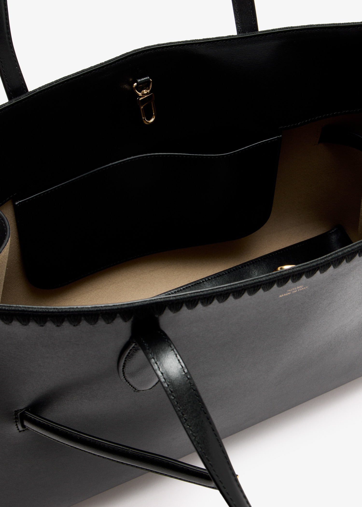 【関税込み】TOTEME Embroidered Leather Lounge' shopping bag TOTEME Lounge Embroidered Leather Tote Bag | Holt Renfrew