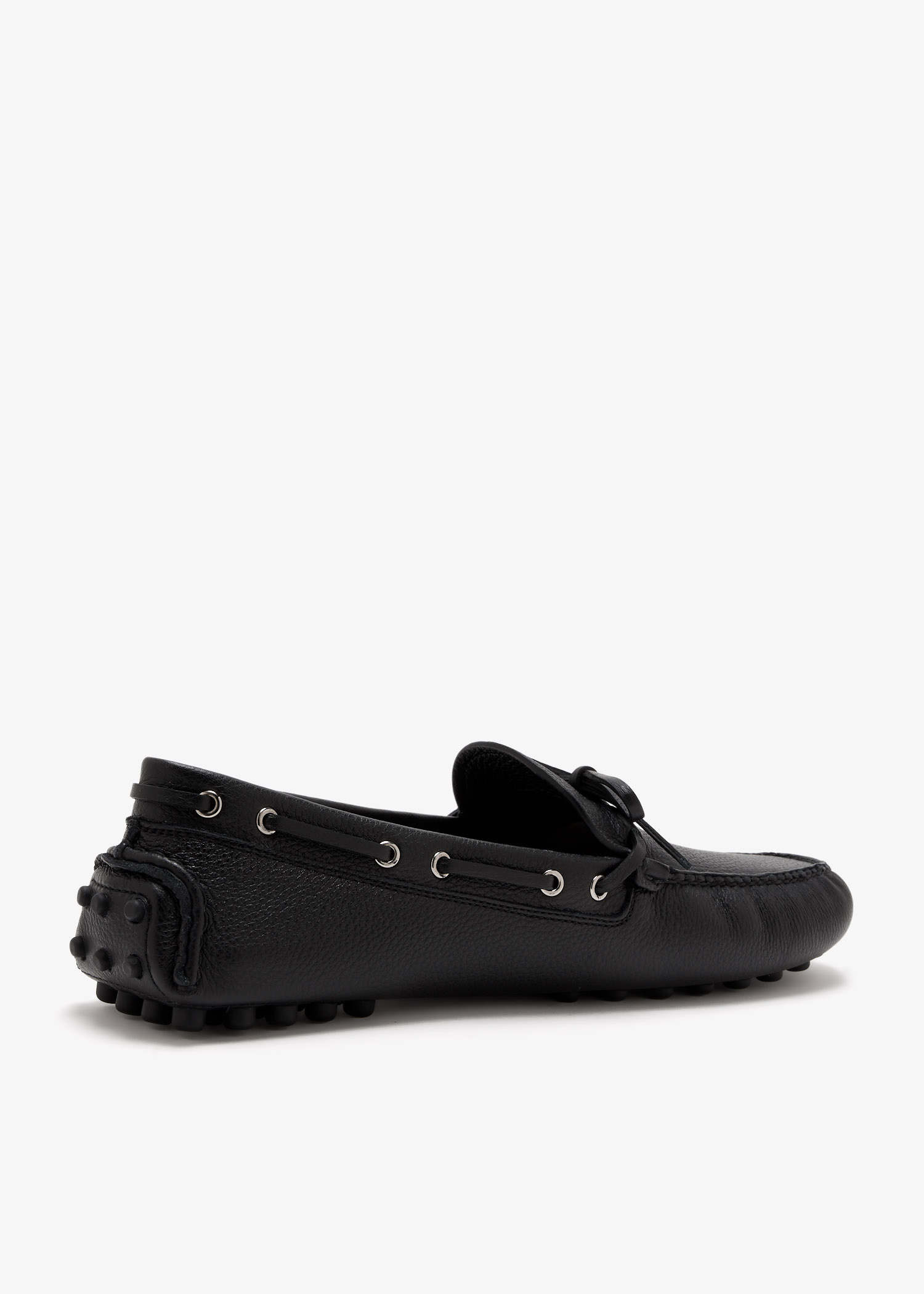 Prada Leather driving shoes for Men - Black in KSA | Level Shoes