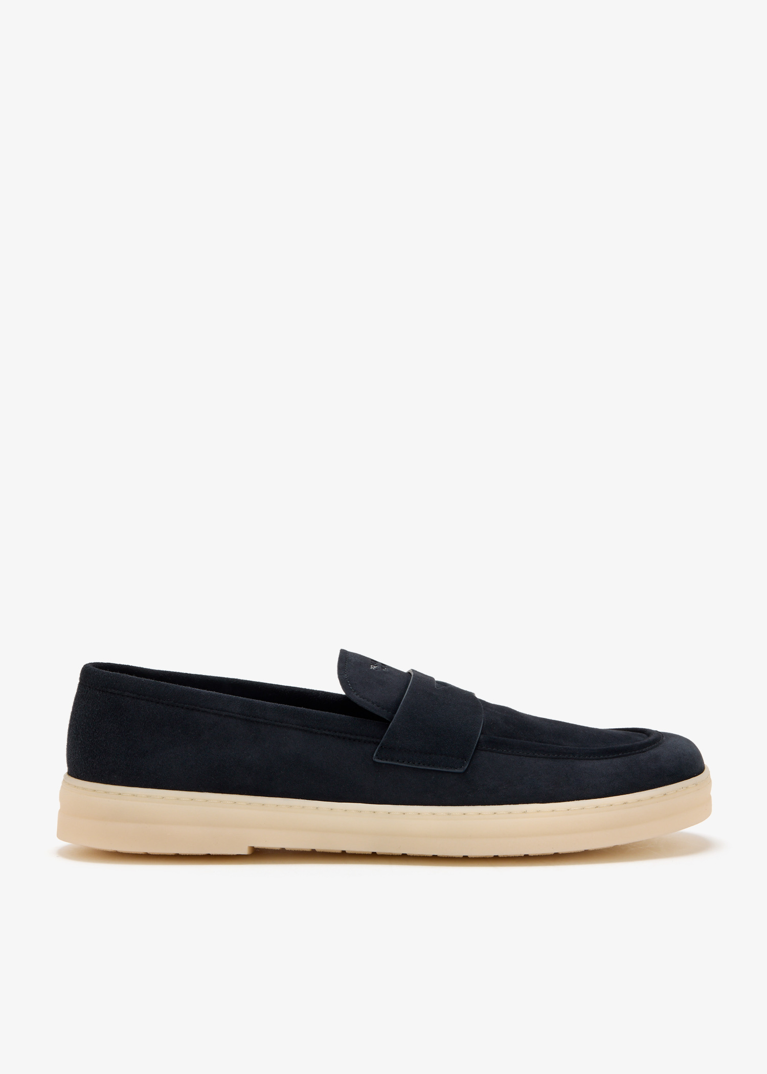 Prada Suede loafers for Men - Blue in Oman | Level Shoes