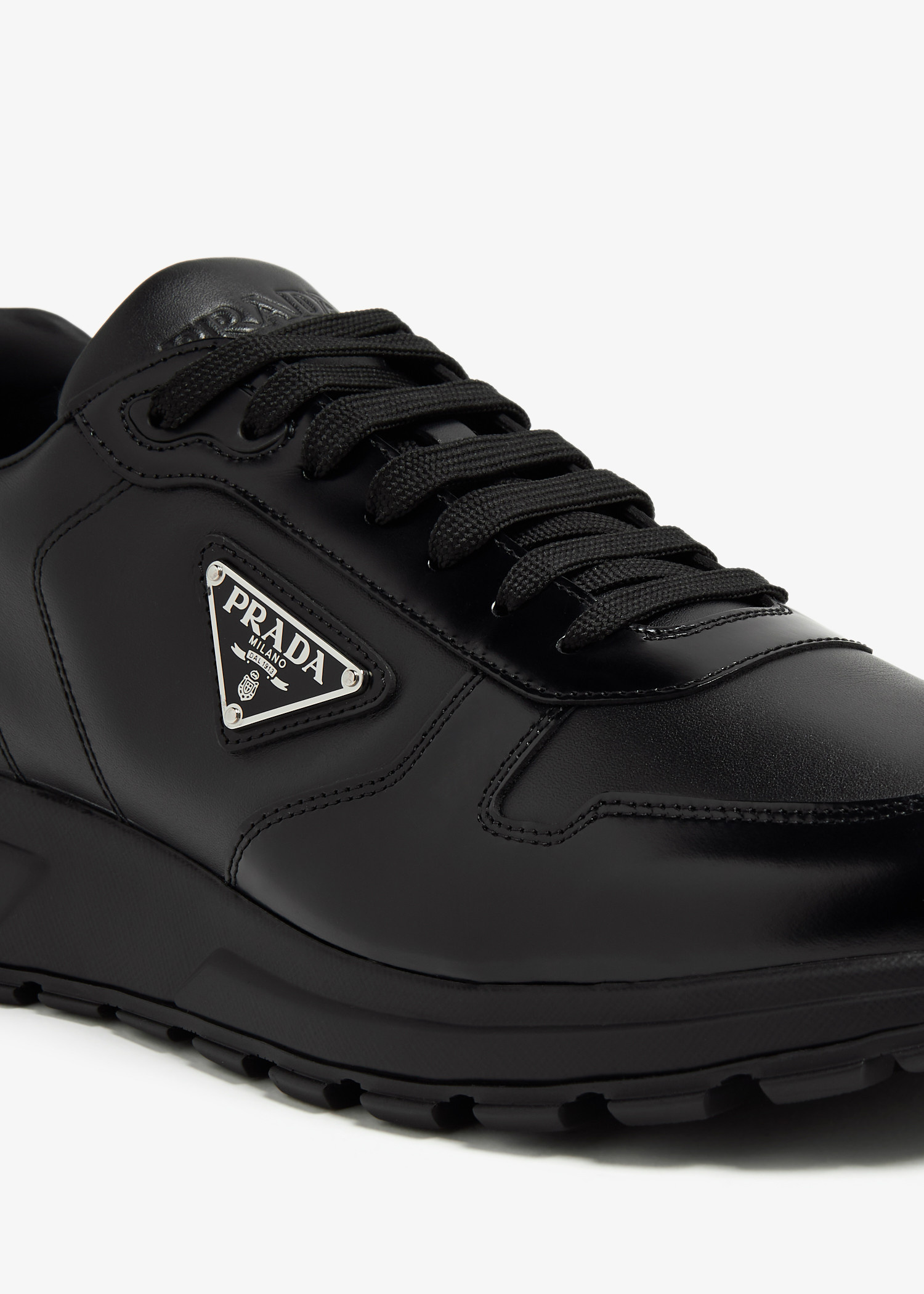 専用prada sport lether shoes Prada Sport Leather & Nylon Low Trainer - UK9 – Warmwaves