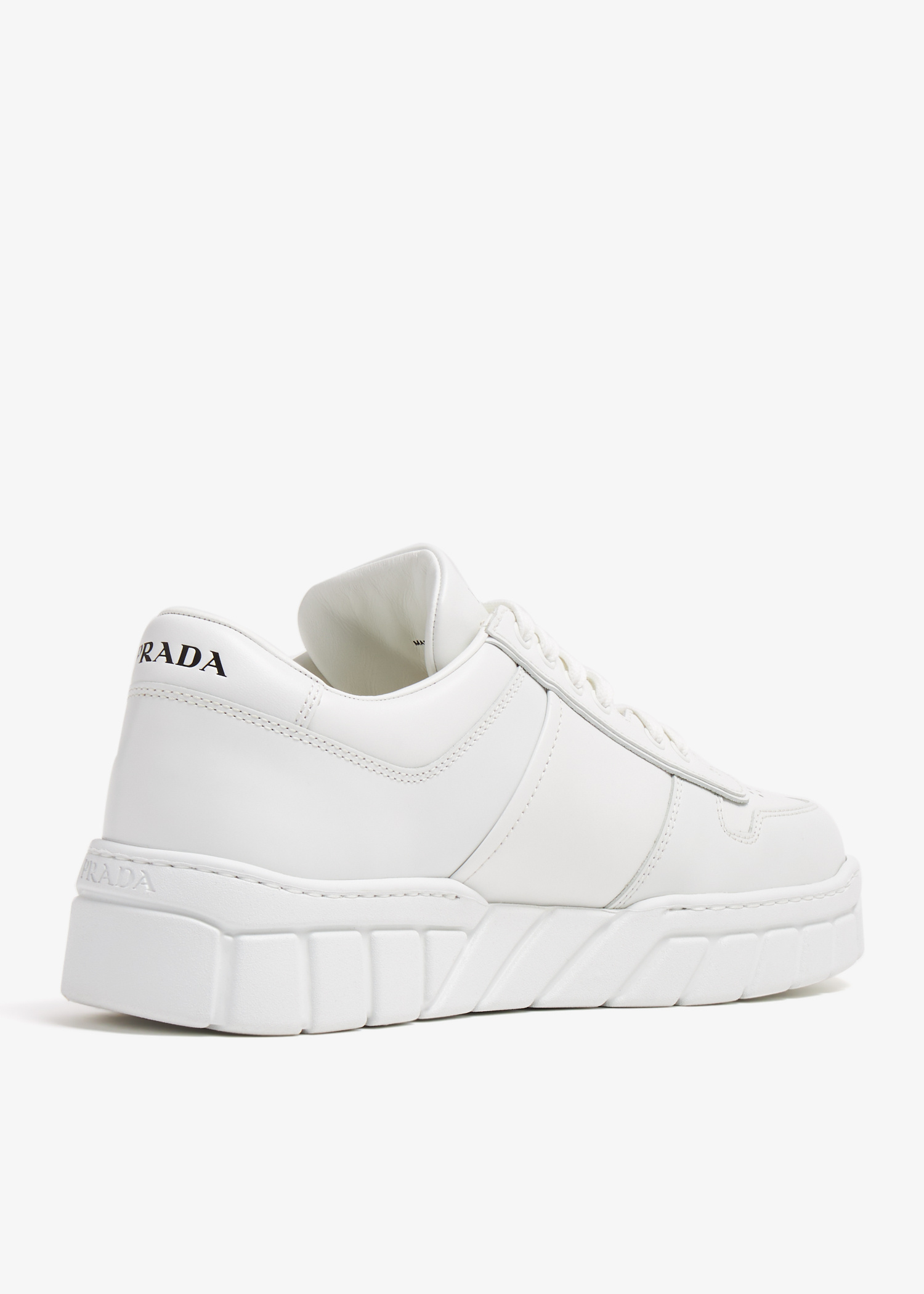 Prada Leather sneakers for Men - White in UAE | Level Shoes