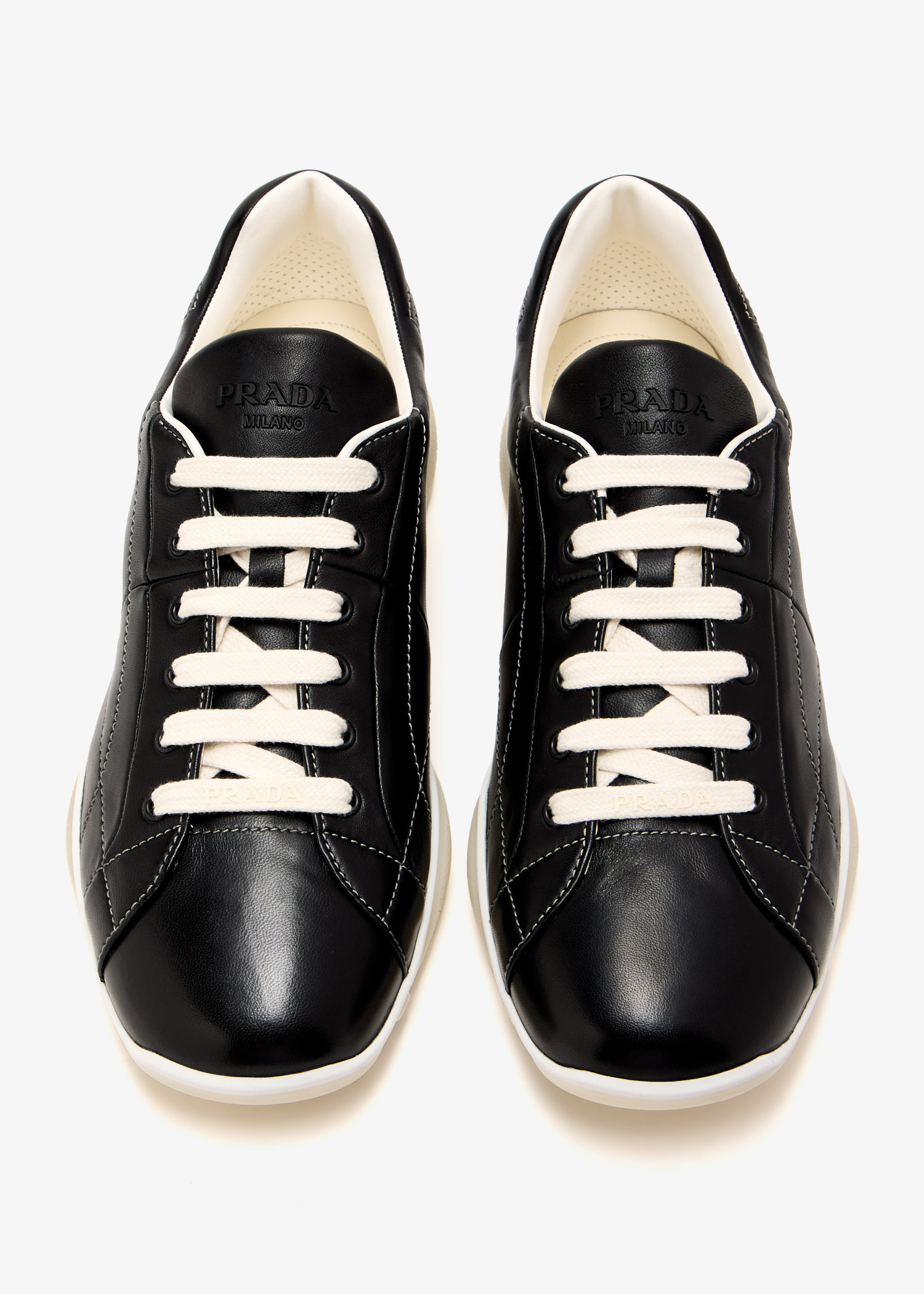 Prada Nappa leather sneakers for Men - Black in UAE | Level