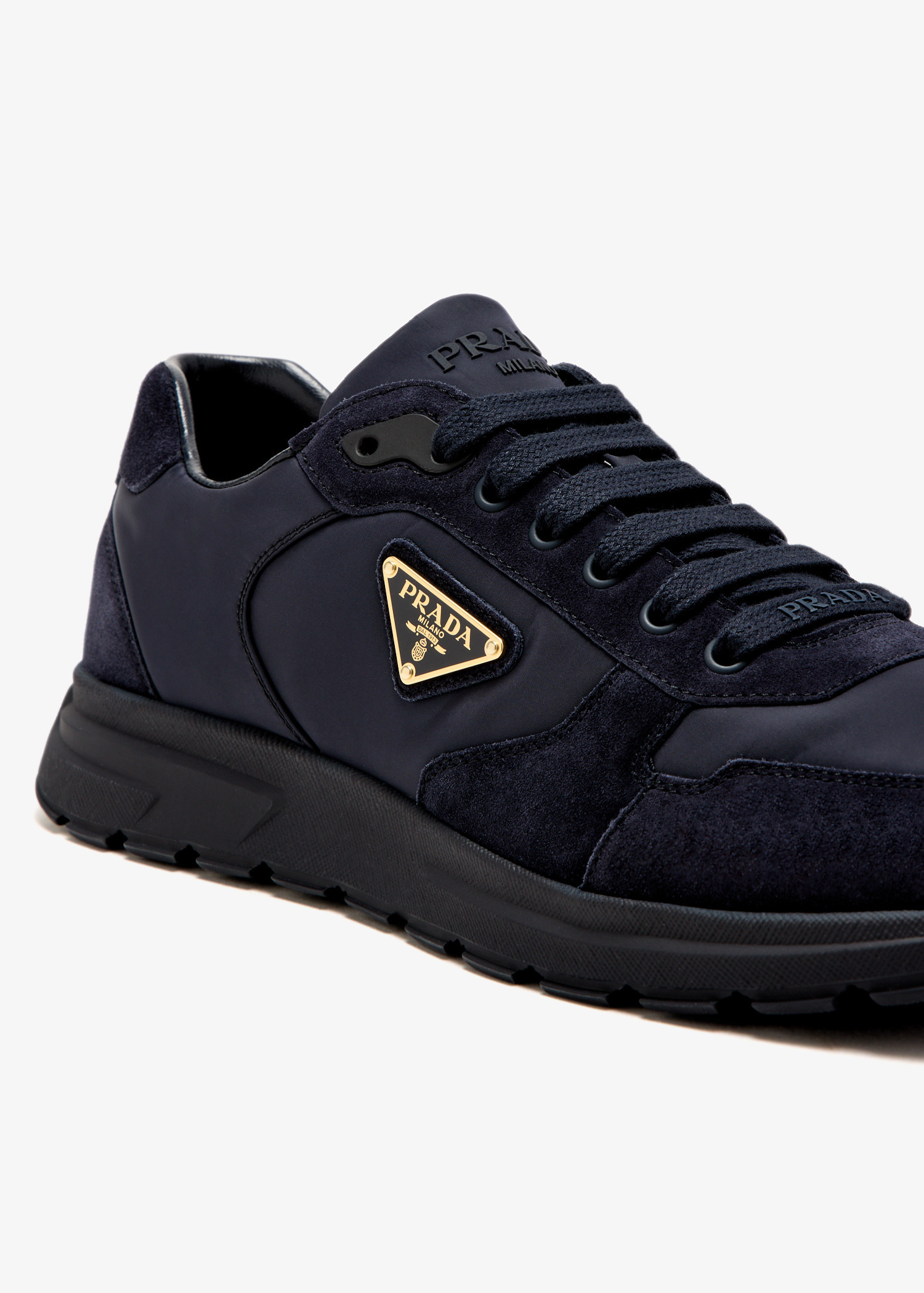【PRADA】Prax 2.0 Re-Nylon スエード スニーカー Prada Prax 2.0 Re-Nylon and Suede Sneakers | Saks Fifth Avenue