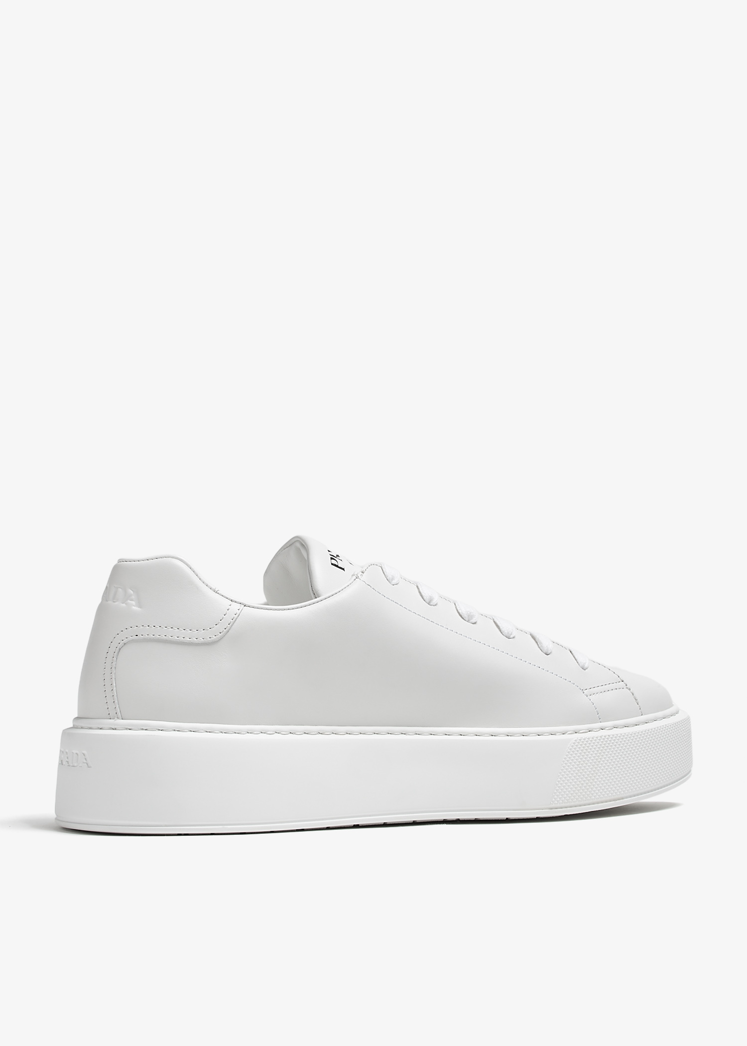 Prada Leather sneakers for Men - White in UAE | Level Shoes