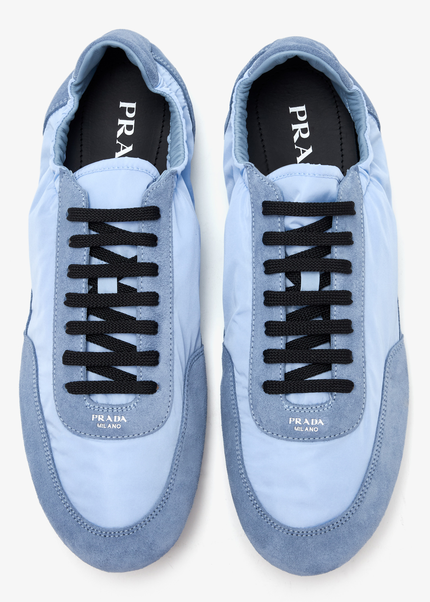 Prada Collapse sneakers for Men - Blue in UAE | Level Shoes