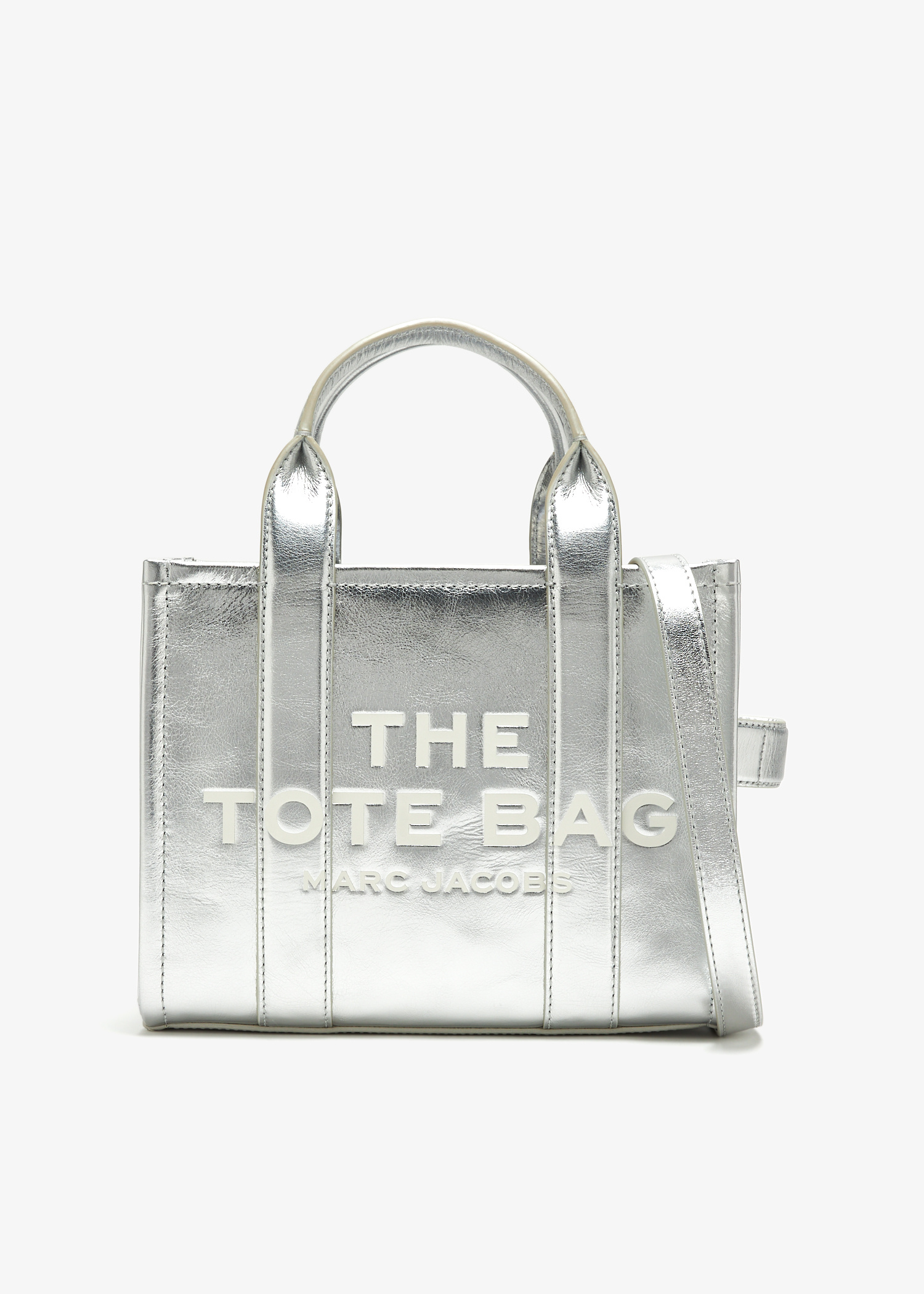Marc Jacobs The Metallic leather small tote bag for Women
