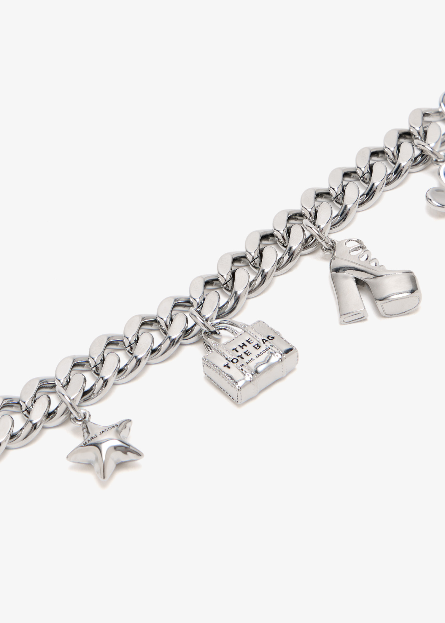 Marc Jacobs Mini Icon charm bracelet for Women - Silver in Marc Jacobs Mini Icon charm bracelet for Women - Silver in