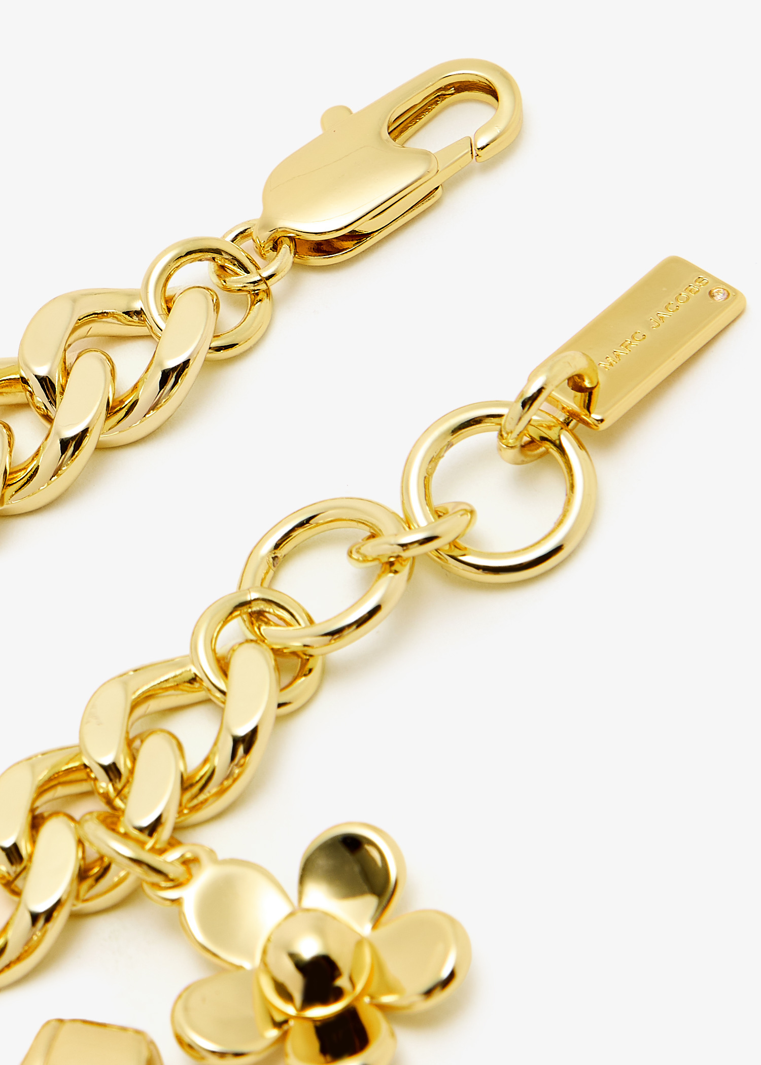 Marc Jacobs Mini Icon charm bracelet for Women - Gold in USA