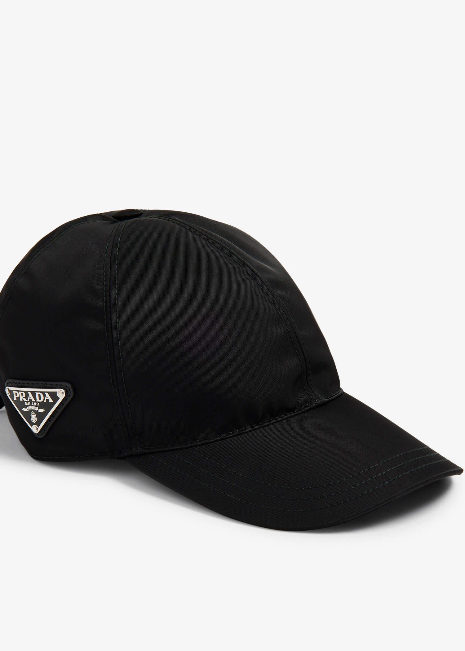 Prada Re-Nylon baseball cap for Men - Black in UAE | Level Shoes
