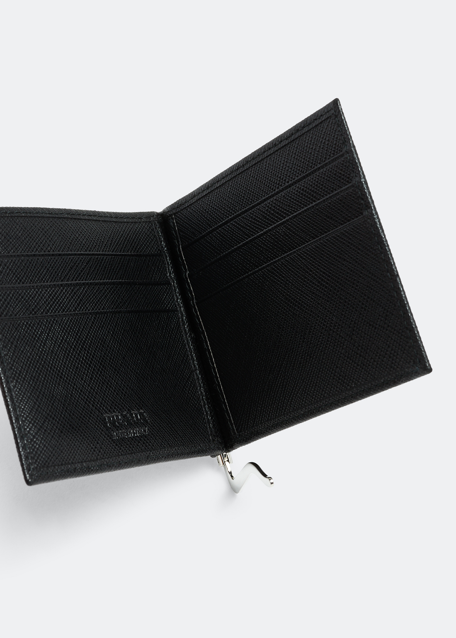 小物 PRADA SAFFIANO CLIP LEATHER WALLET Prada - Saffiano Leather Wallet With Money Clip | HBX