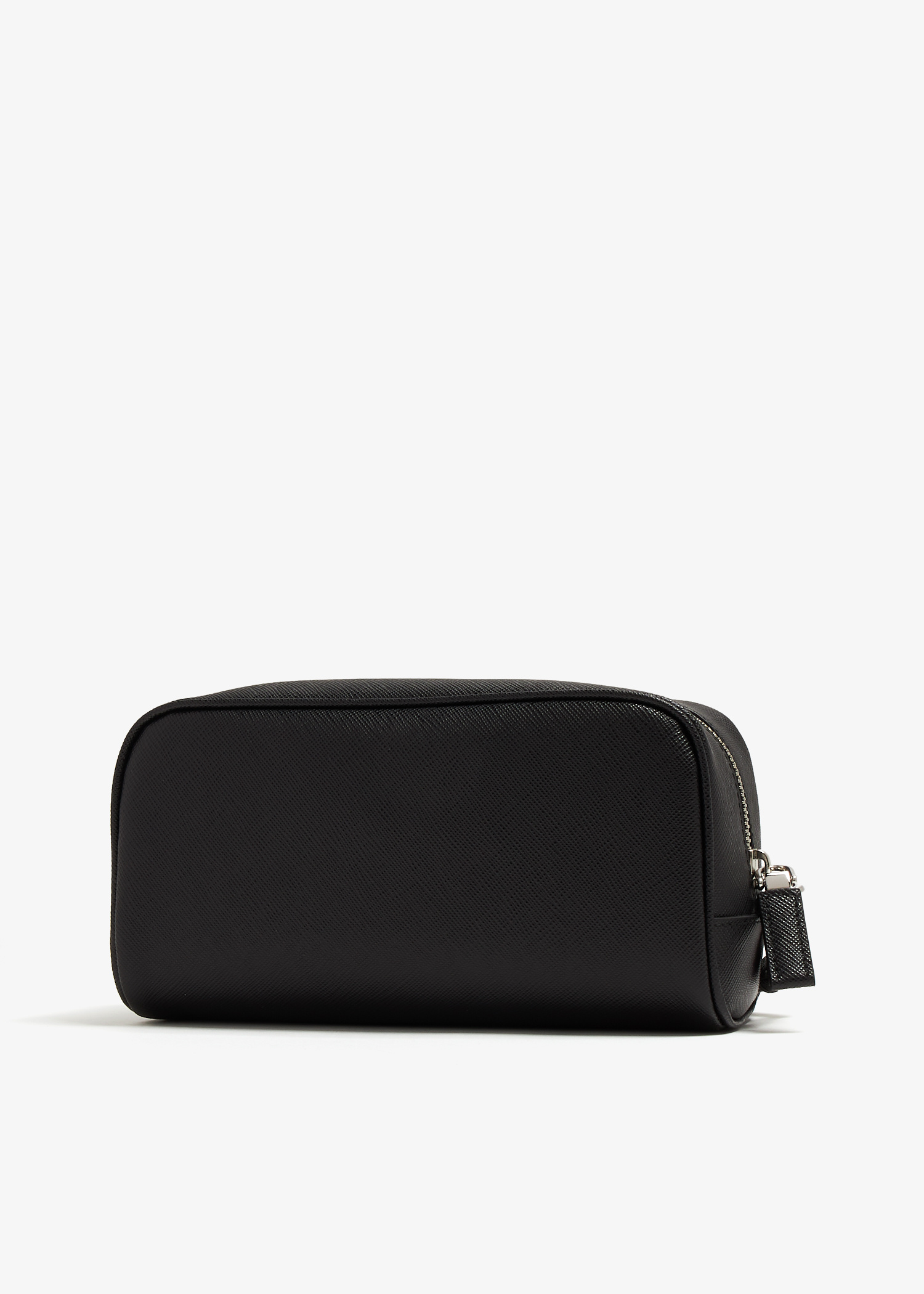 Prada Saffiano leather pouch for Men - Black in UAE | Level