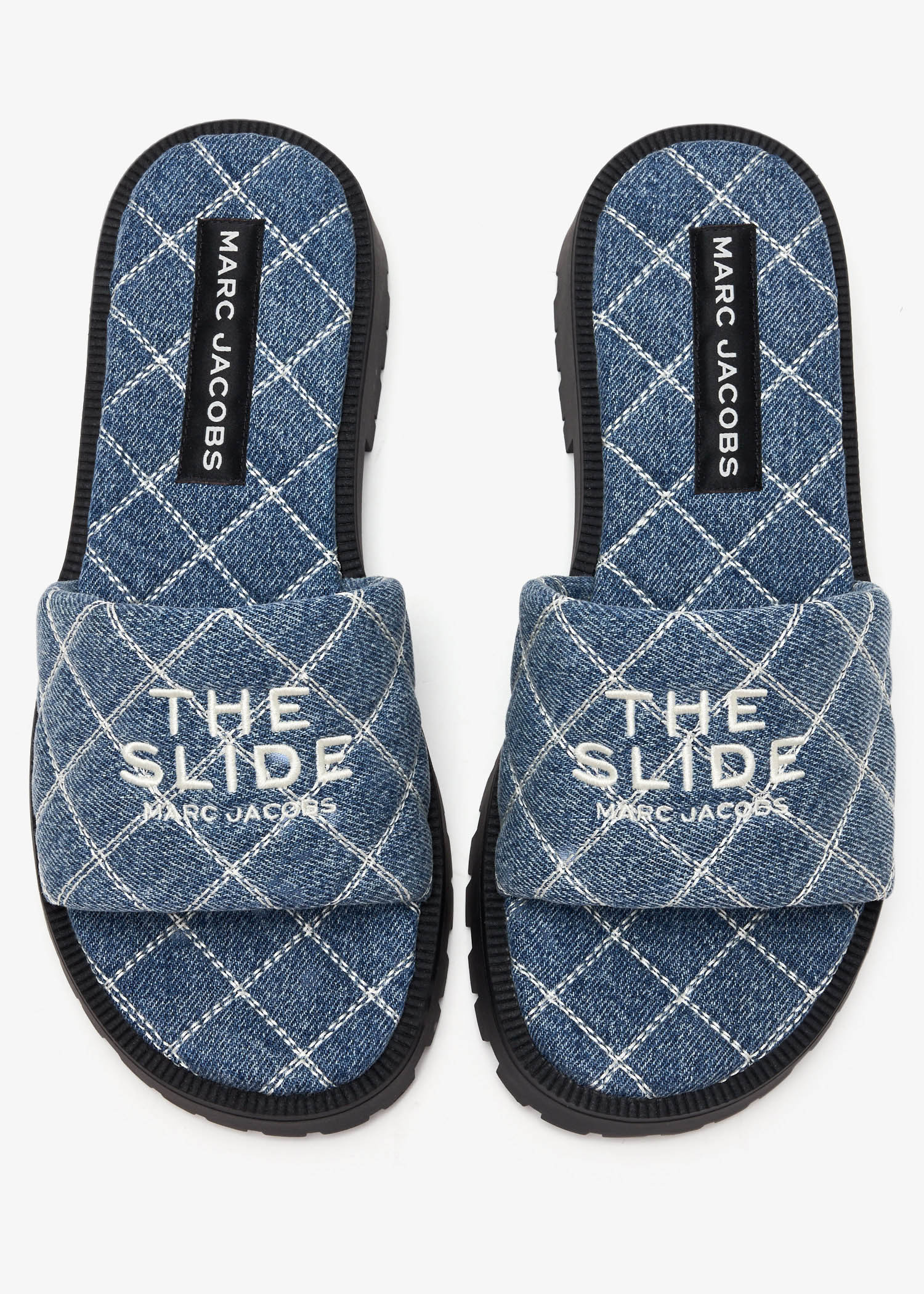 【関税込み】The Lug Sole Sandals - Marc Jacobs - Cotton - Bl Marc Jacobs The Lug Sole Slide | Black | FARFETCH