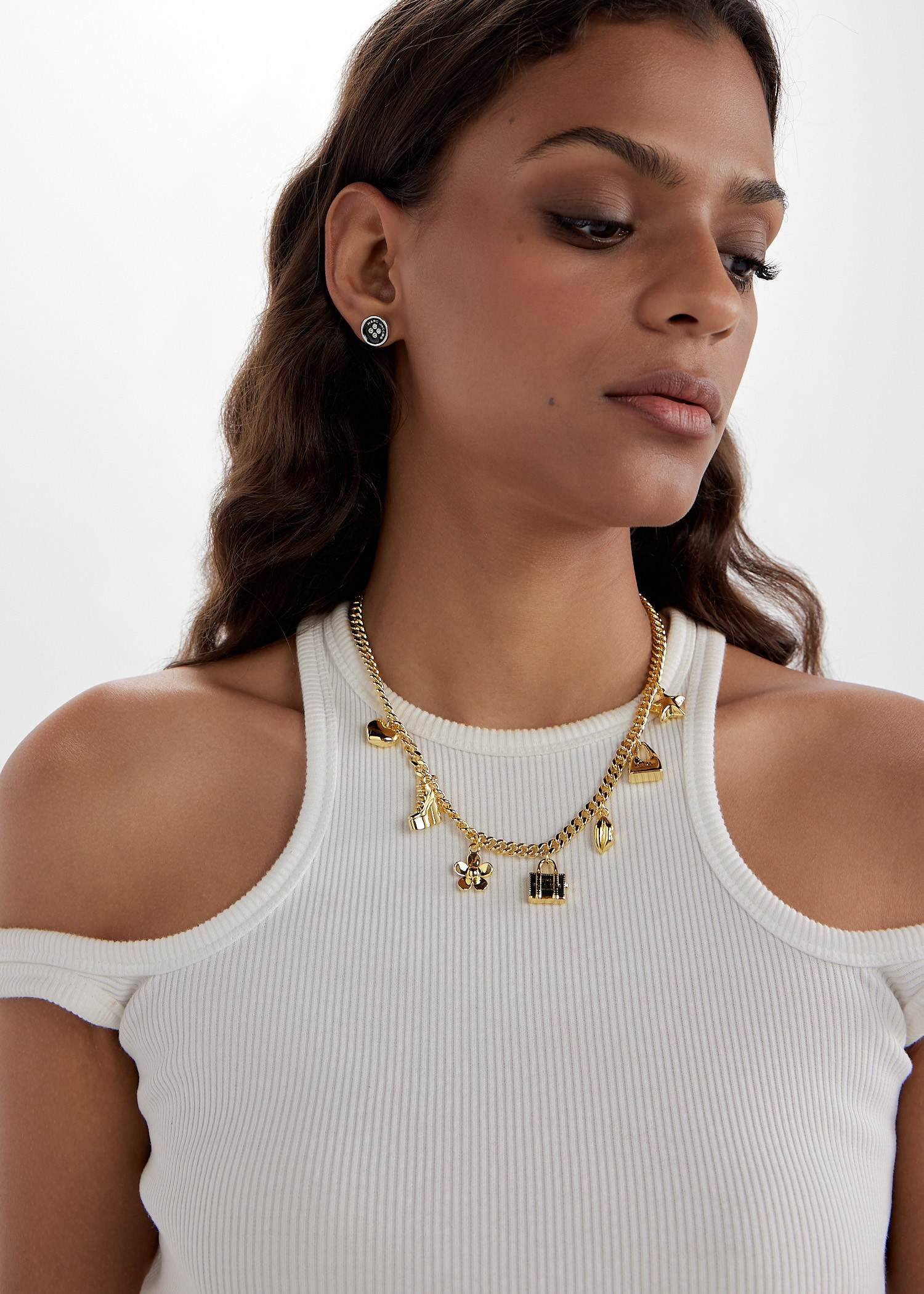 MARC JACOBS｜ (Mini Icon Charm Necklace (2R4JNC001J37 02 Marc Jacobs Mini Icon Charm Necklace | Nordstrom