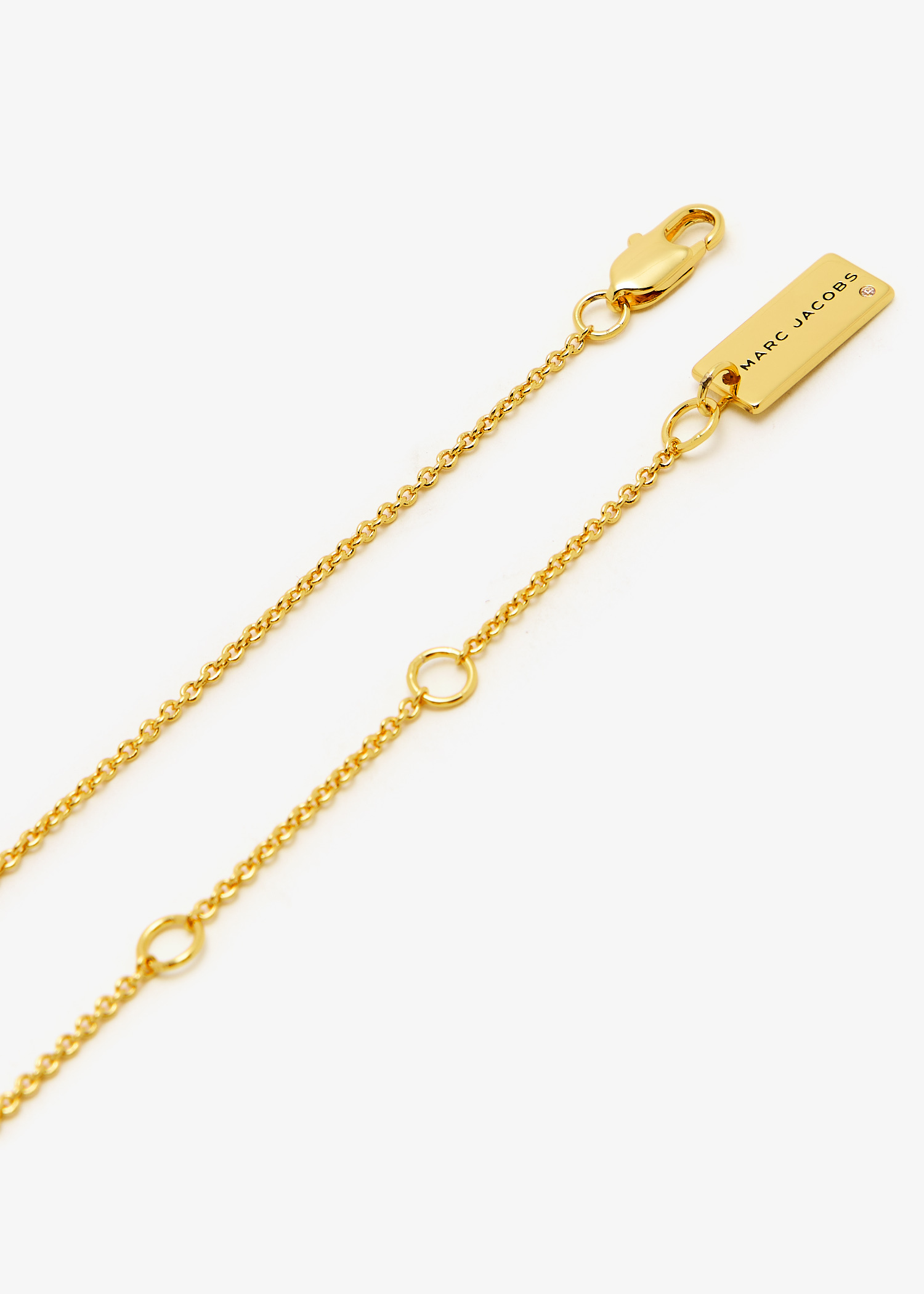 Marc Jacobs The Button Pendant necklace for Women - Gold in