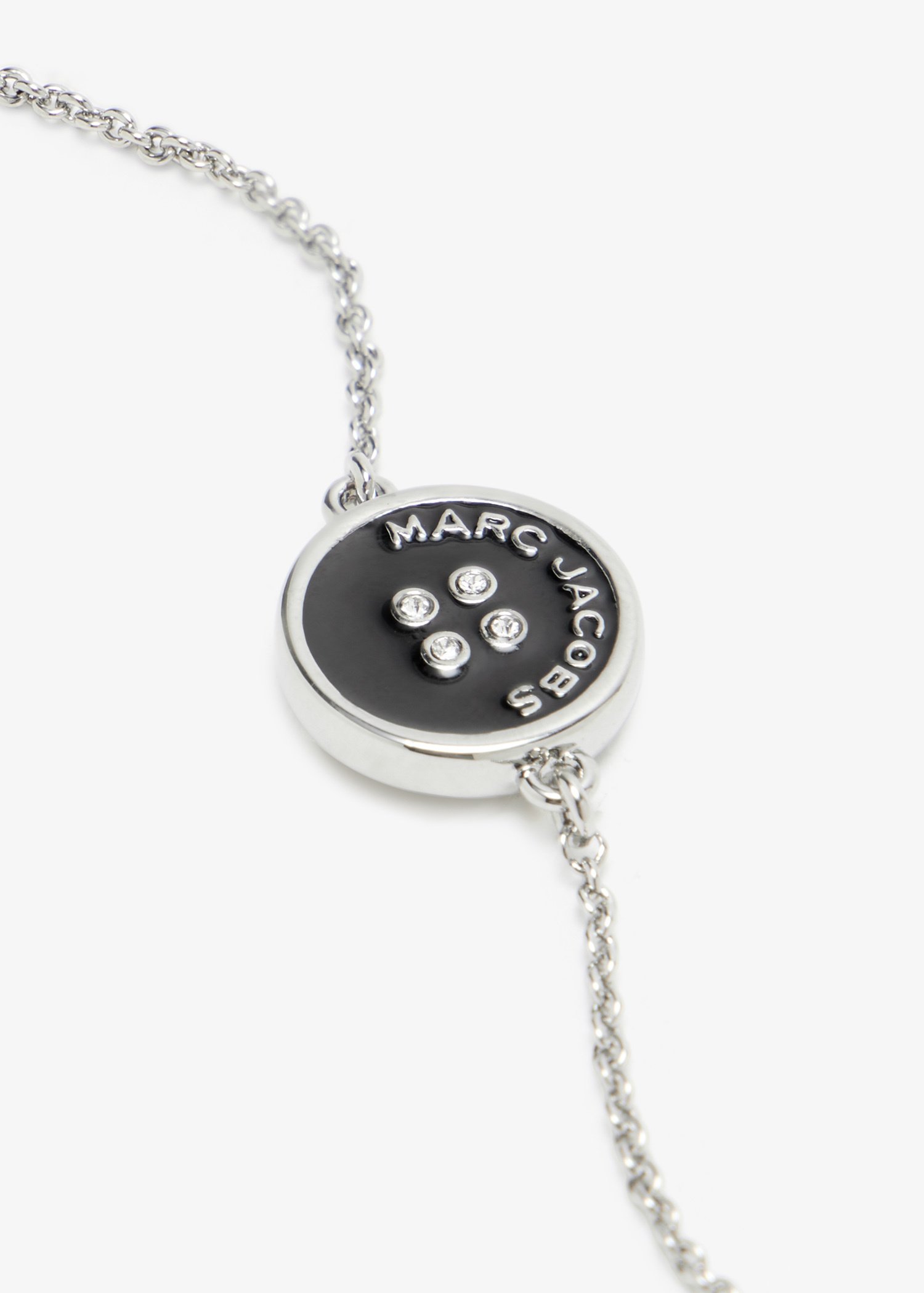 Marc Jacobs The Button Chain bracelet for Women - Silver in UAE 