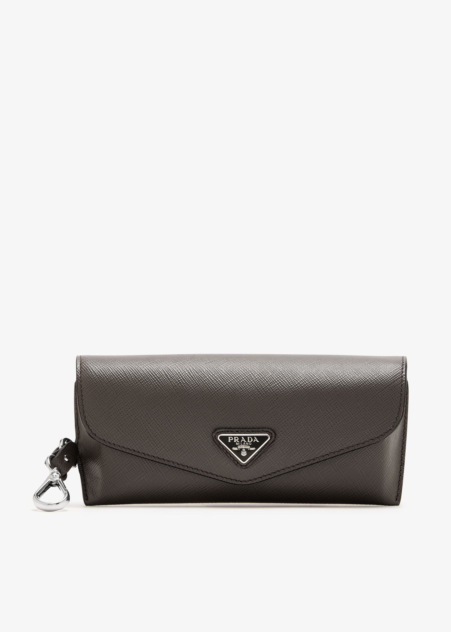 Prada Saffiano leather sunglasses case for Men - Grey in UAE