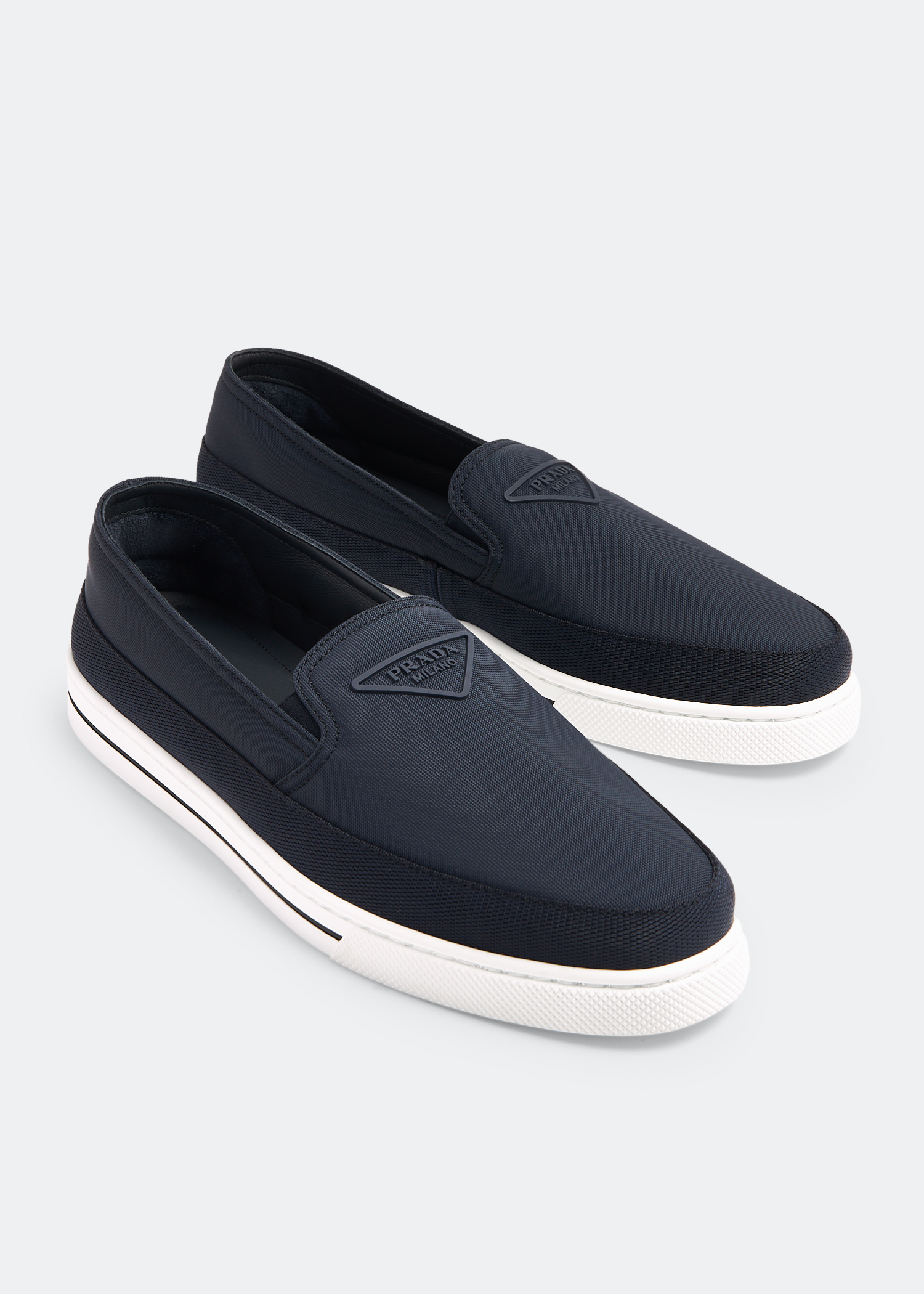 スニーカー PRADA | Re-Nylon slip-on sneakers  2S2964_71L_F073A Ultramarine Re-nylon Slip-on Sneakers | PRADA