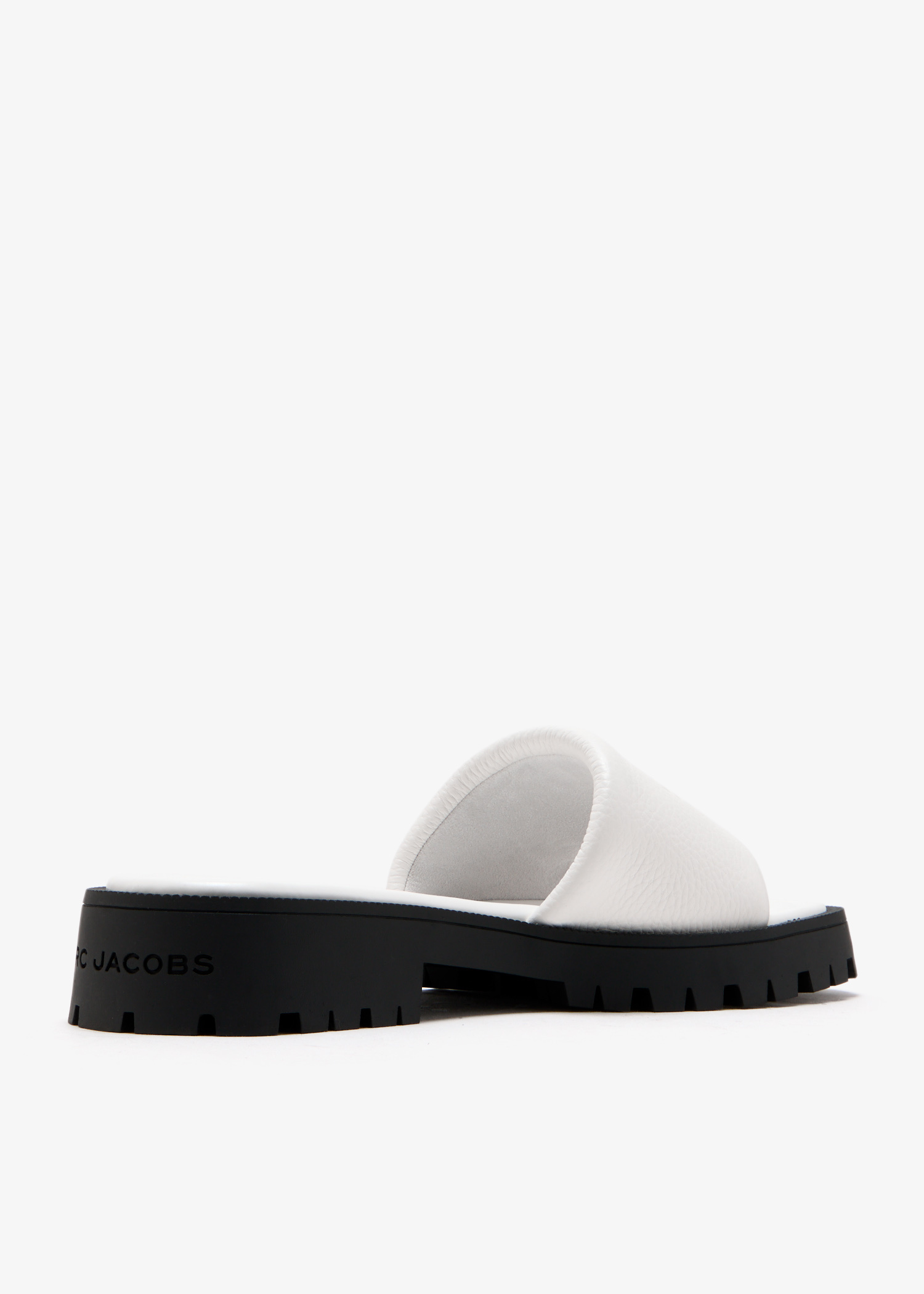 Marc Jacobs ラクソルスライト 2S5FSA001F010 110 Marc Jacobs The Lug Sole slide sandals for Women - White in