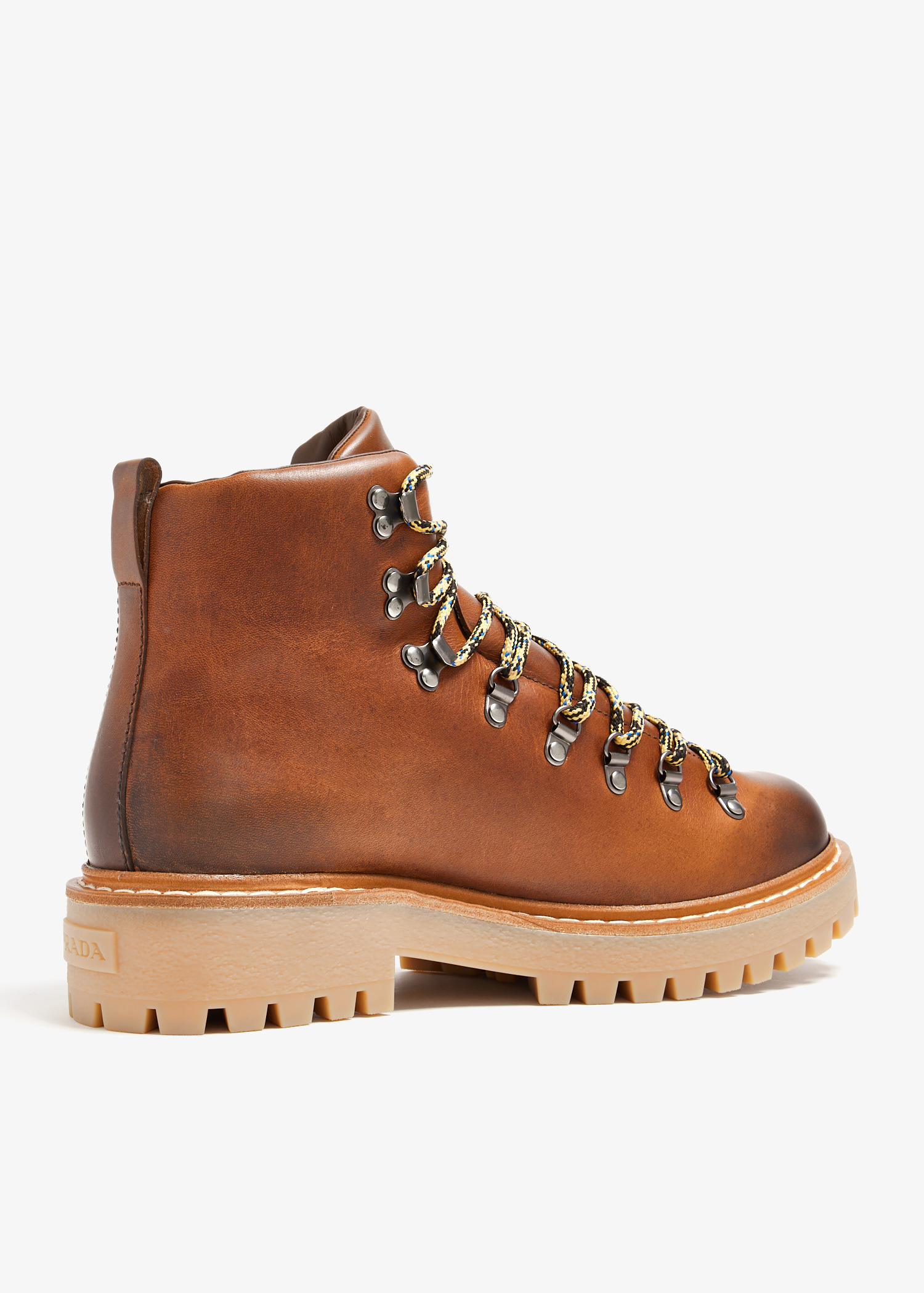 ブーツその他 PRADA CAMEL SUEDE LEATHER BOOTS Leather boots Prada Camel size 36.5 IT in Leather - 41847753