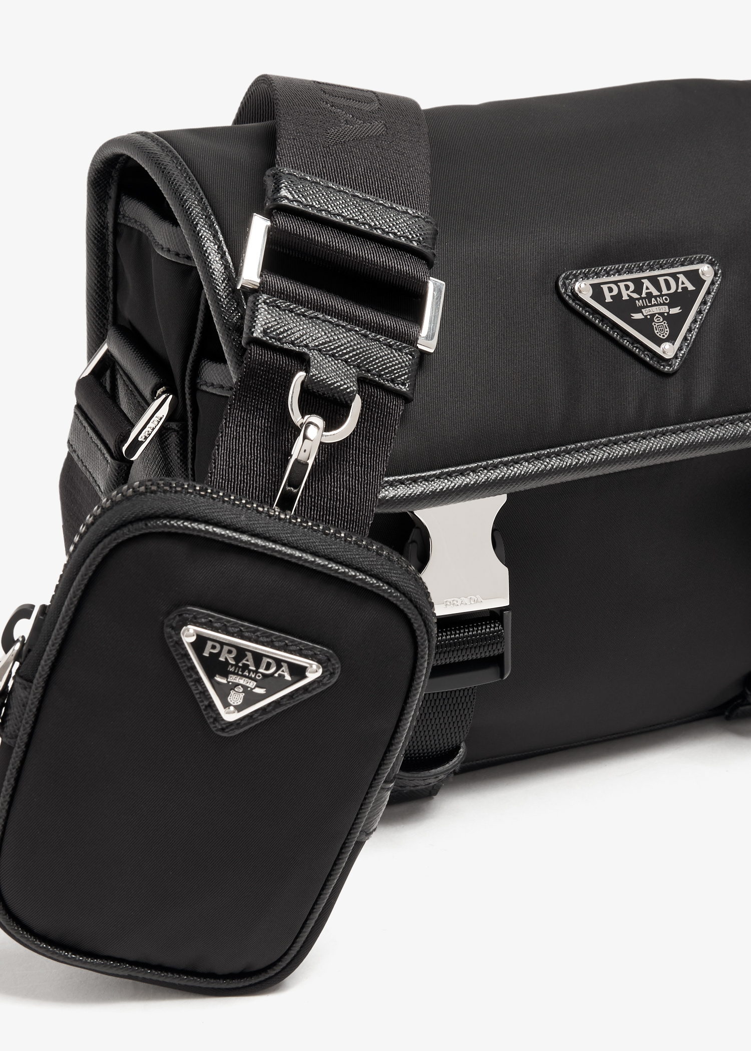 Prada Re-Nylon bag for Men - Black in UAE | Level Shoes