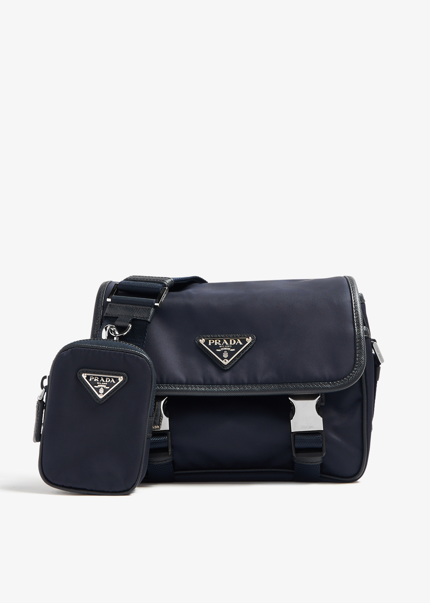 m　Prada ダイパソン　分割出品2/2 24AW】中わた入り デニム ブルゾン ジャケット ◇プラダ◇人気