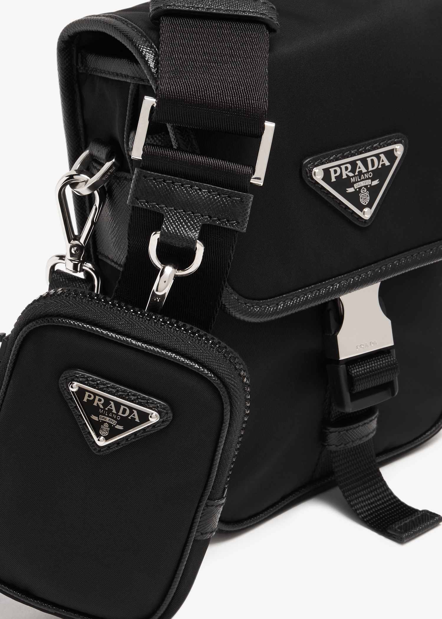 Prada Re-Nylon shoulder bag for Men - Black in UAE | Level Shoes