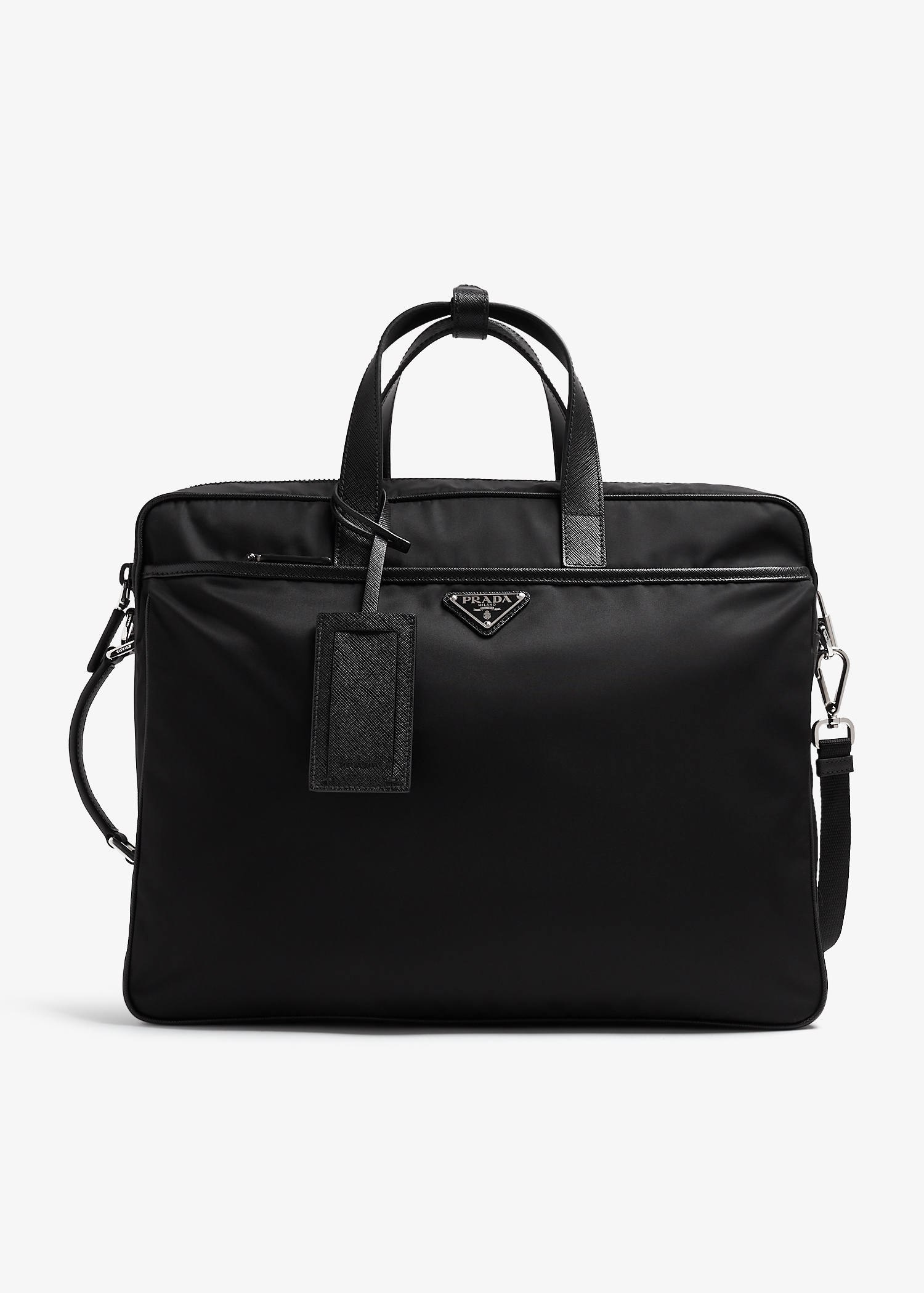 Prada Re-Nylon and Saffiano leather briefcase for Men